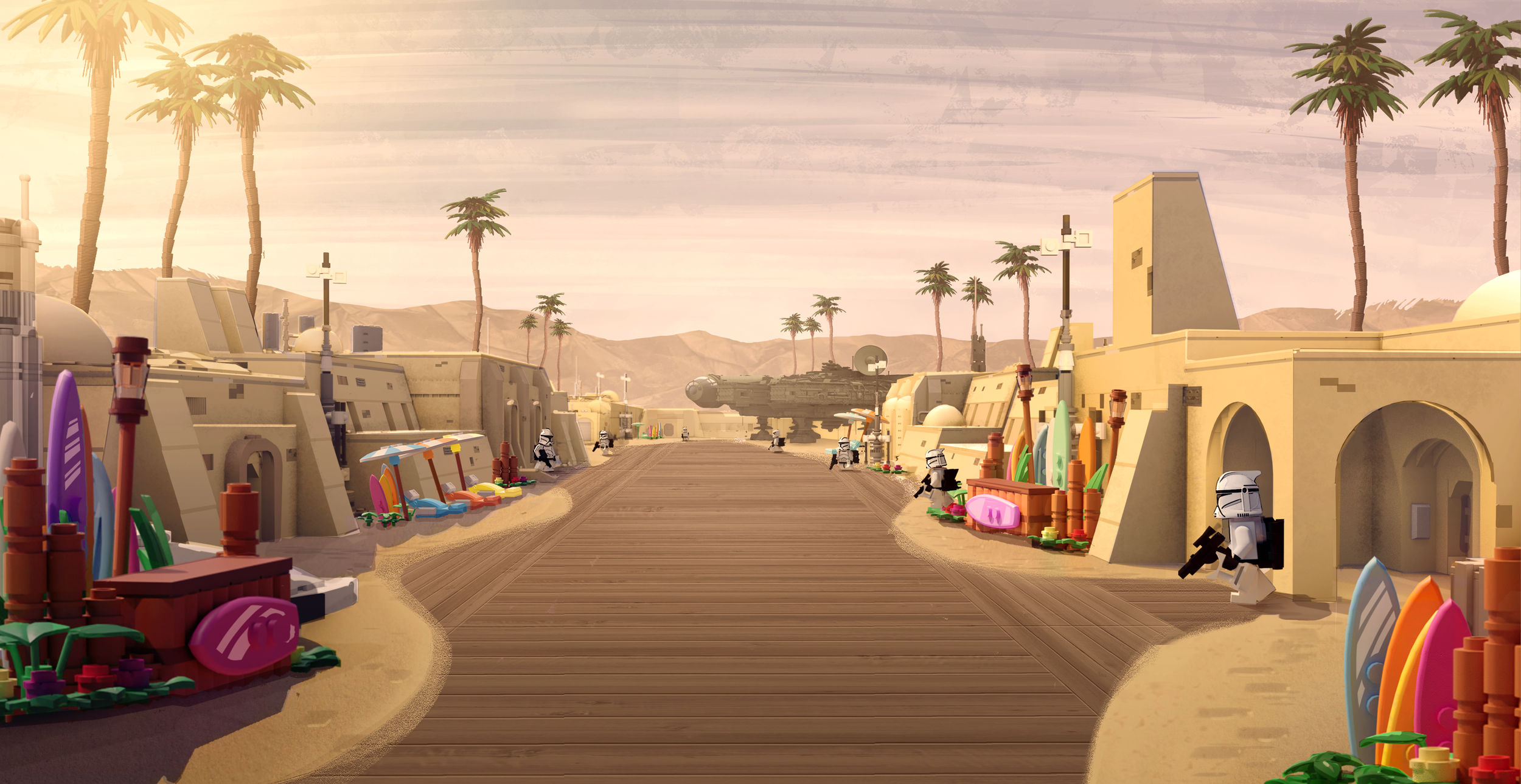 LEGO Star Wars : Rebuild the Galaxy  { Art Direction, Maisha Moore }