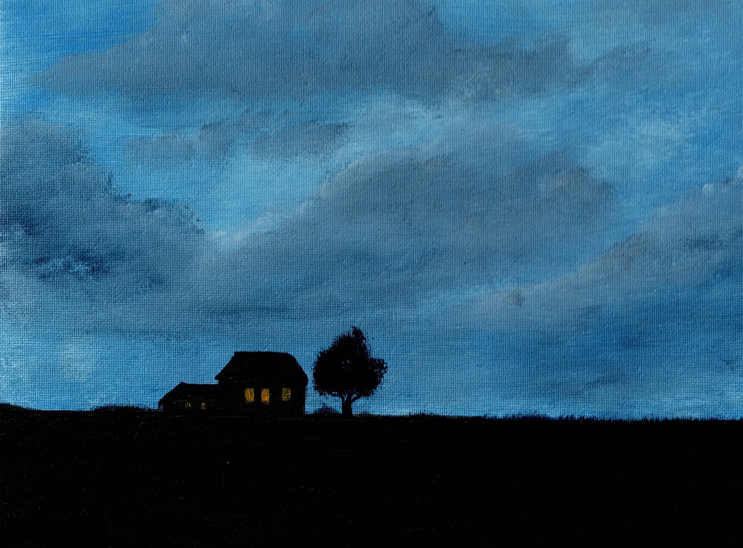THE LIGHT THAT WAITS Landscape Painting