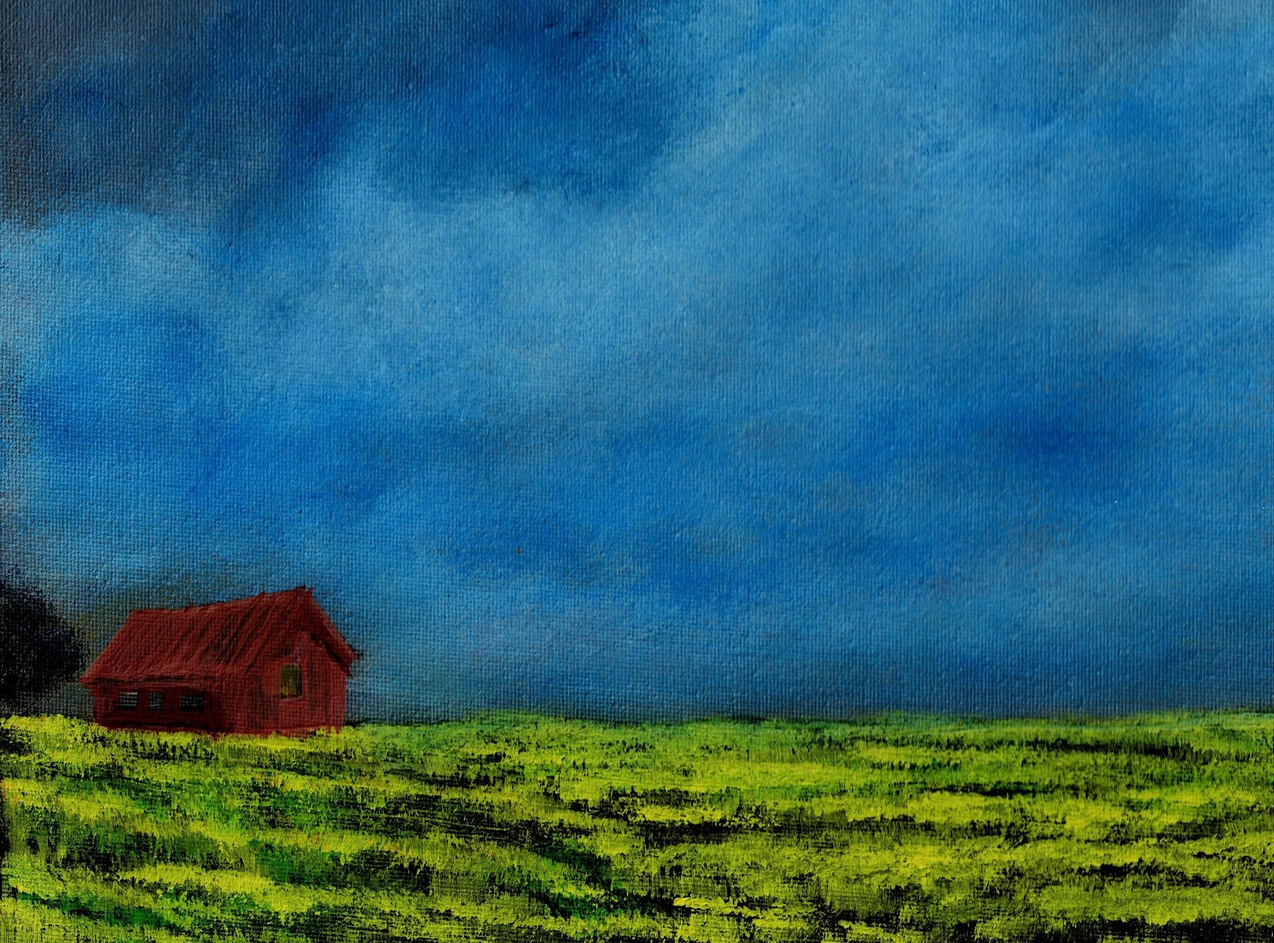 GOLDEN HUSH Landscape Painting