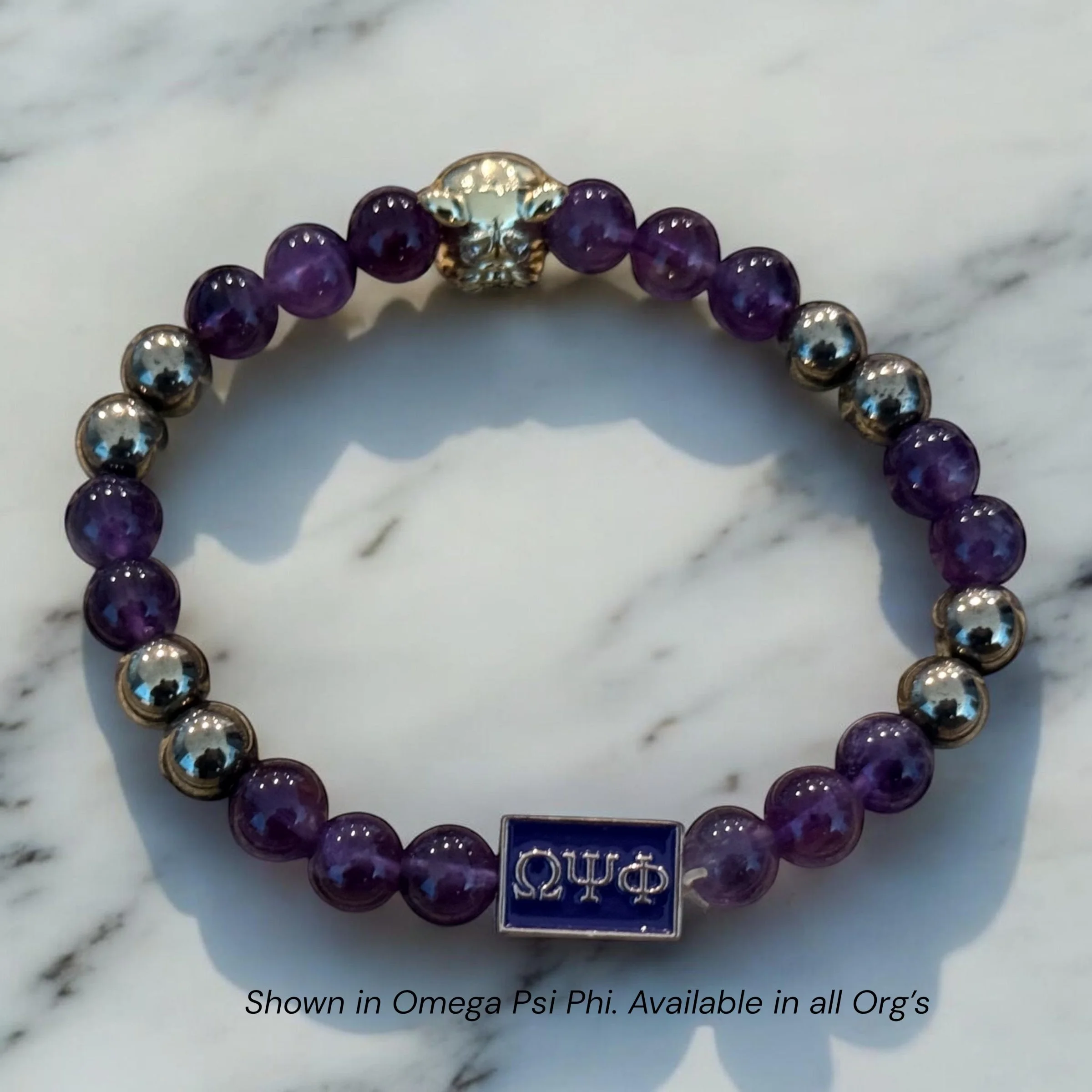 GREEK LETTER BRACELET