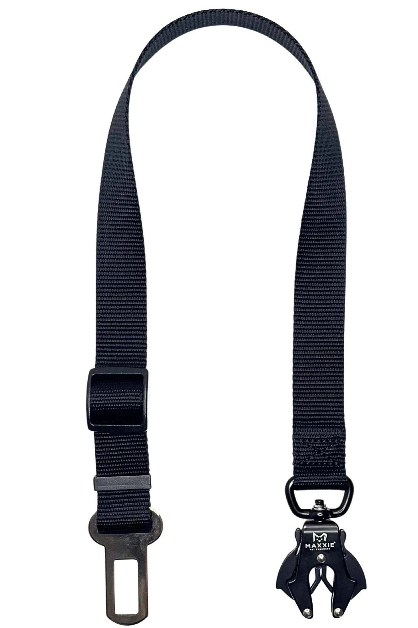 Seat belt attachment with clip designed for arthritis, low vision and limited hand movement or strength