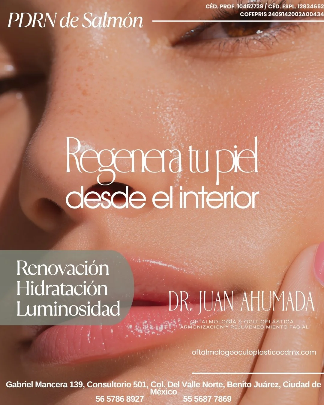 🐟✨ &iquest;PDRN de Salm&oacute;n Evolution? 
El PDRN de salm&oacute;n regenera, hidrata y mejora la calidad de la piel en ojeras y rostro.
Una opci&oacute;n natural y potente para una piel visiblemente m&aacute;s joven.
📆 Agenda tu sesi&oacute;n.
☎