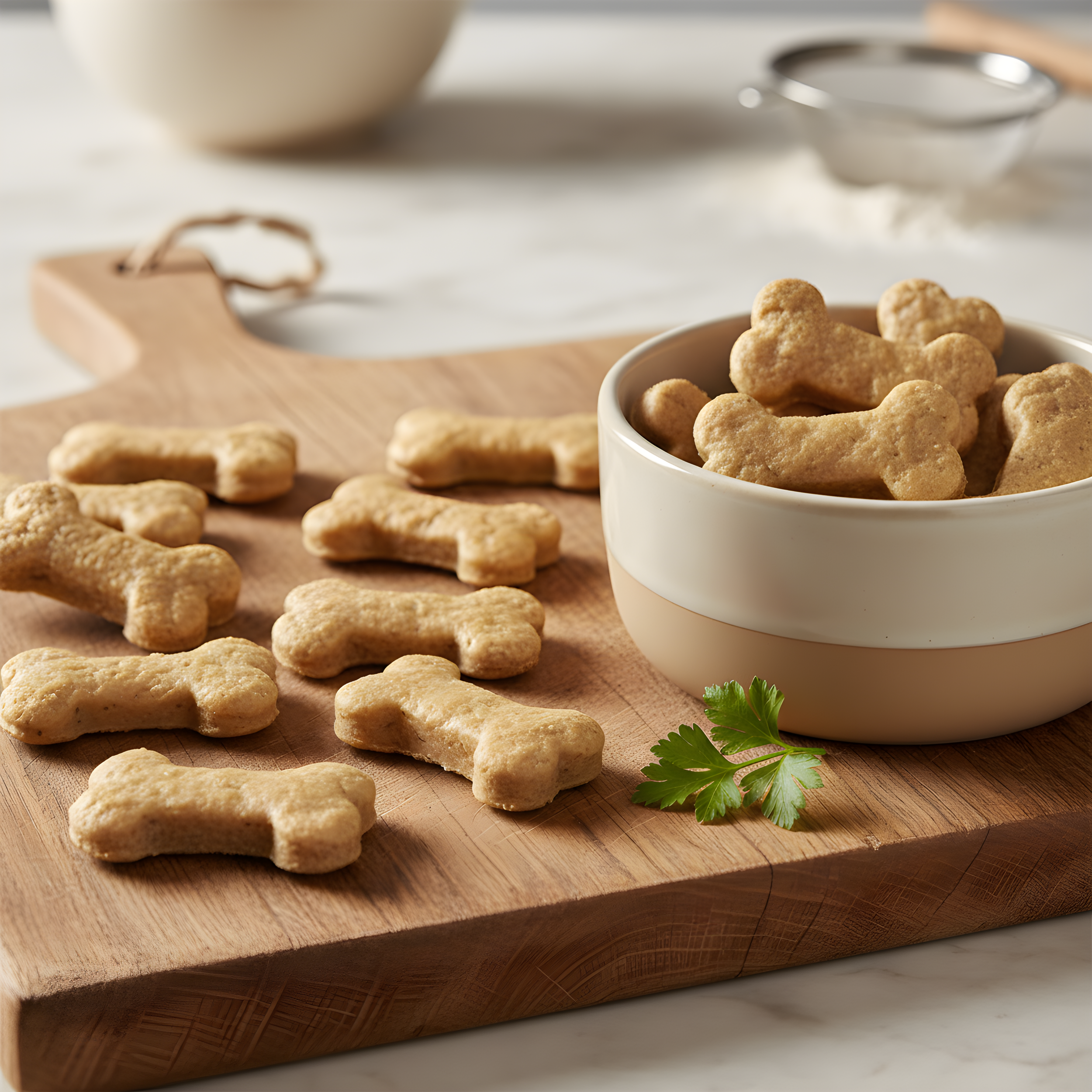 Peanut Butter Banana Bone Dog Treats