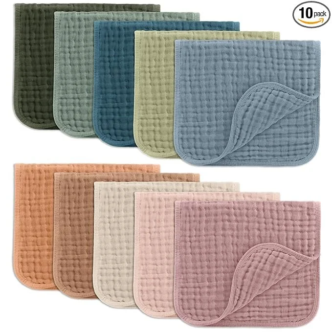 Comfy Cubs Muslin Cotton Burp Cloths