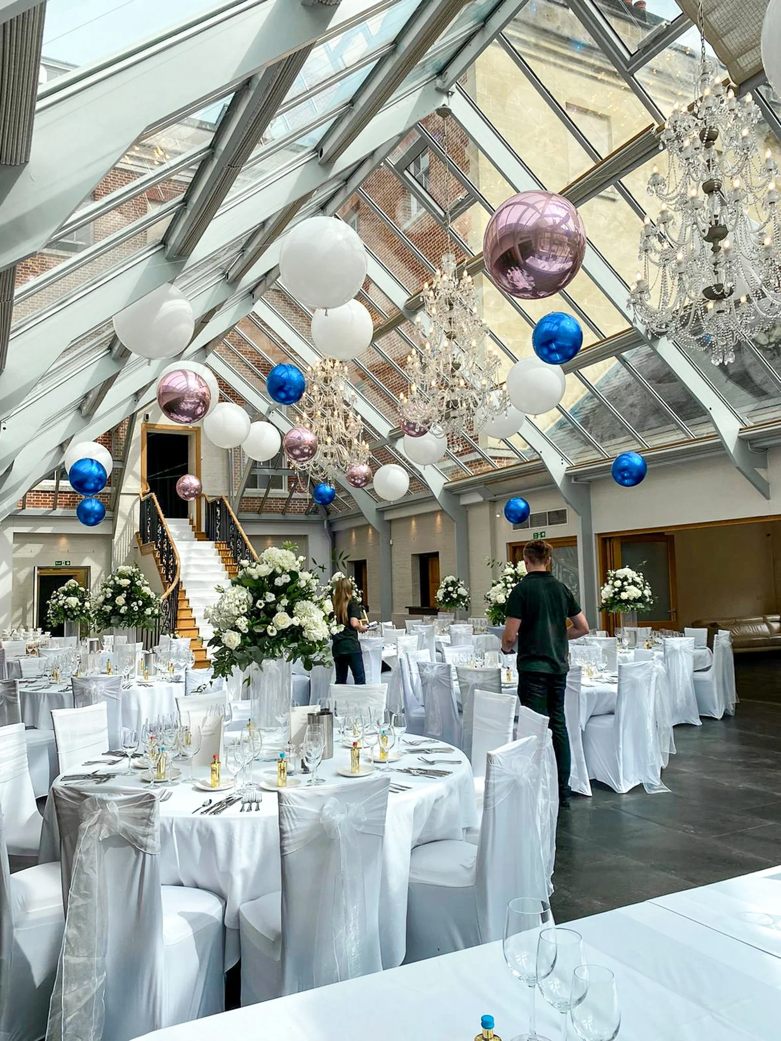 Botleys Mansion Wedding, Sept 2022, Rose Gold, Blue, White (3).jpg