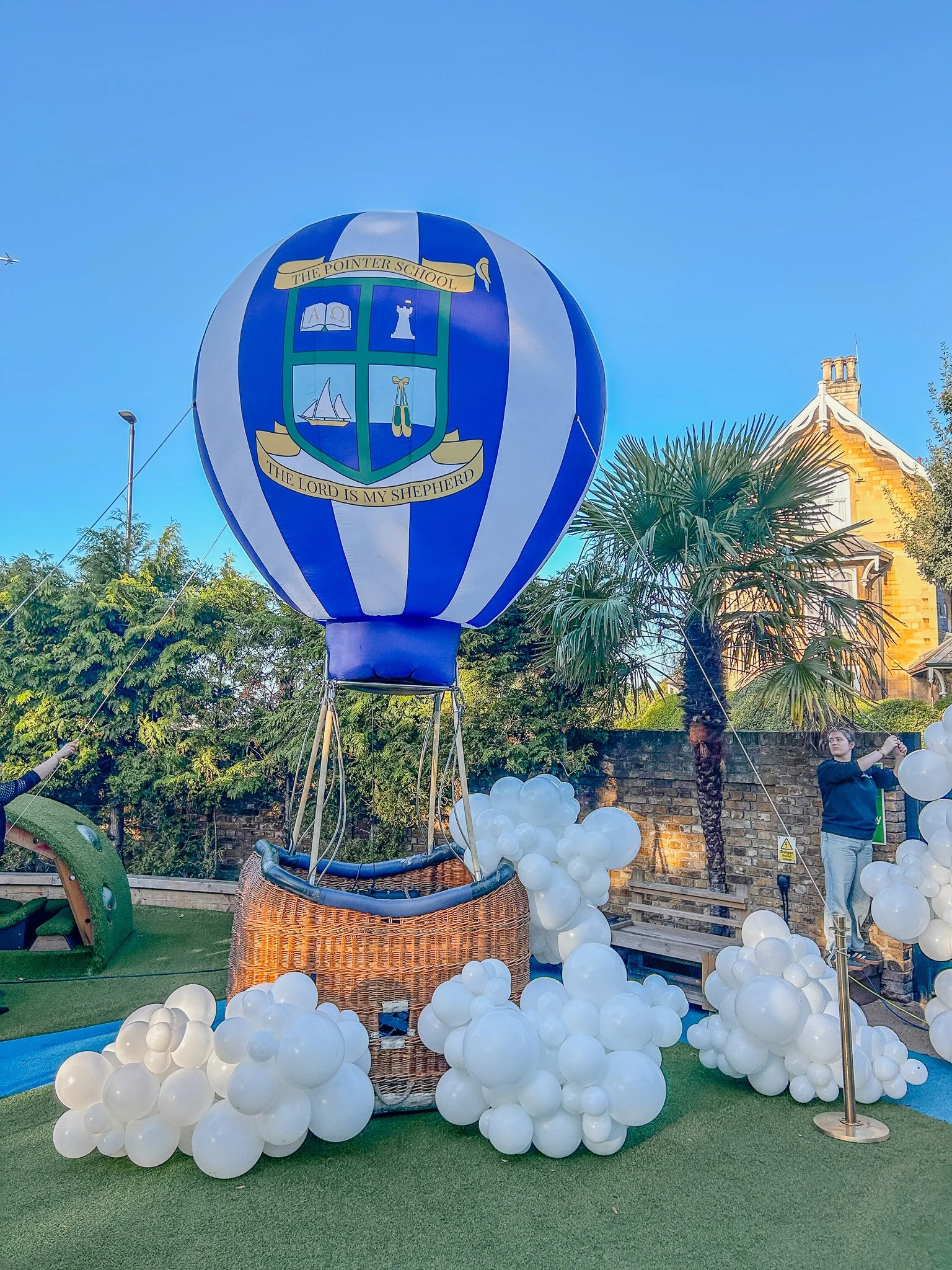 School Event - Hot Air Balloon & clouds