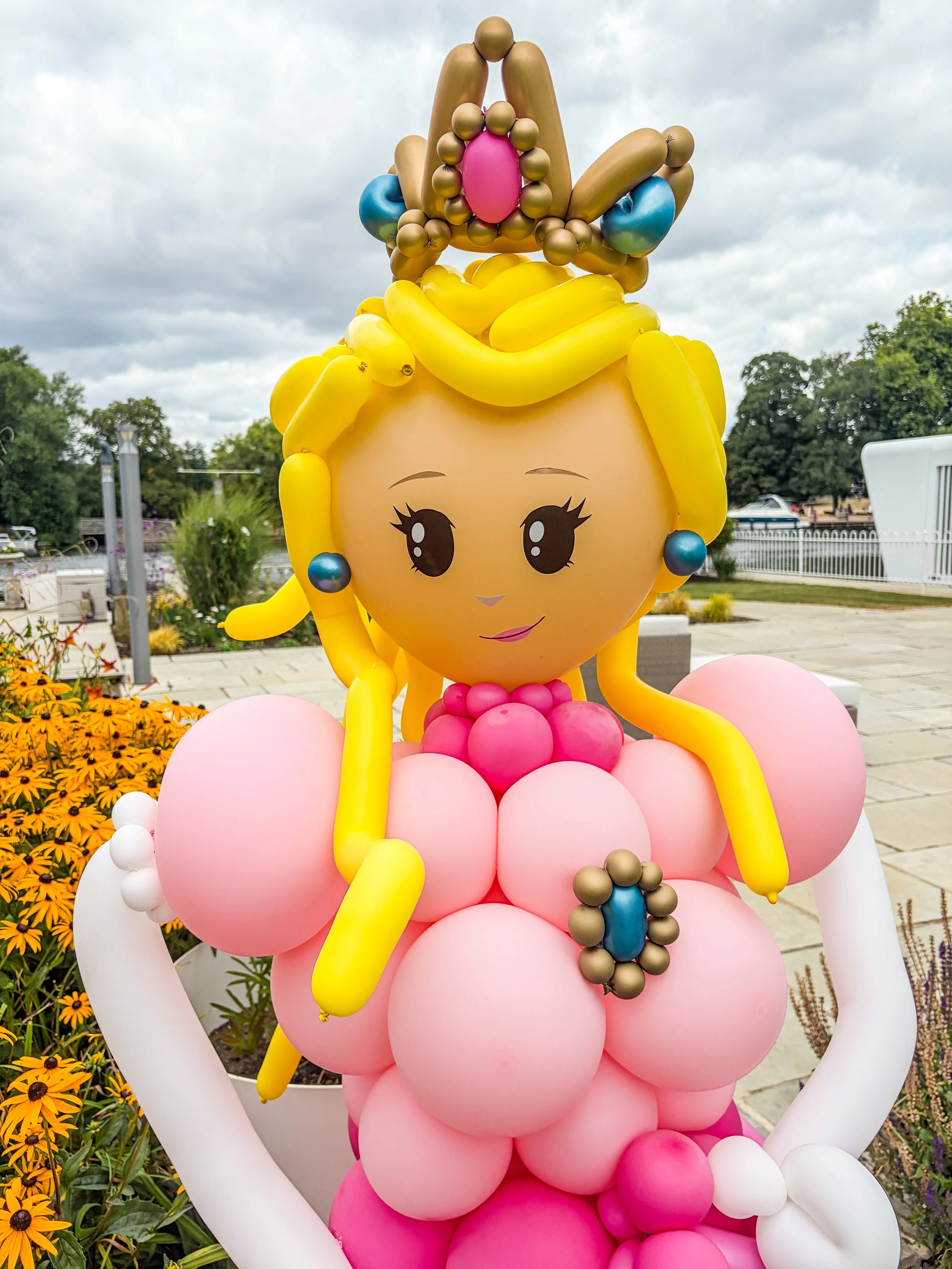 Princess Peach 5th Mario Birthday Balloon Model Character Castle