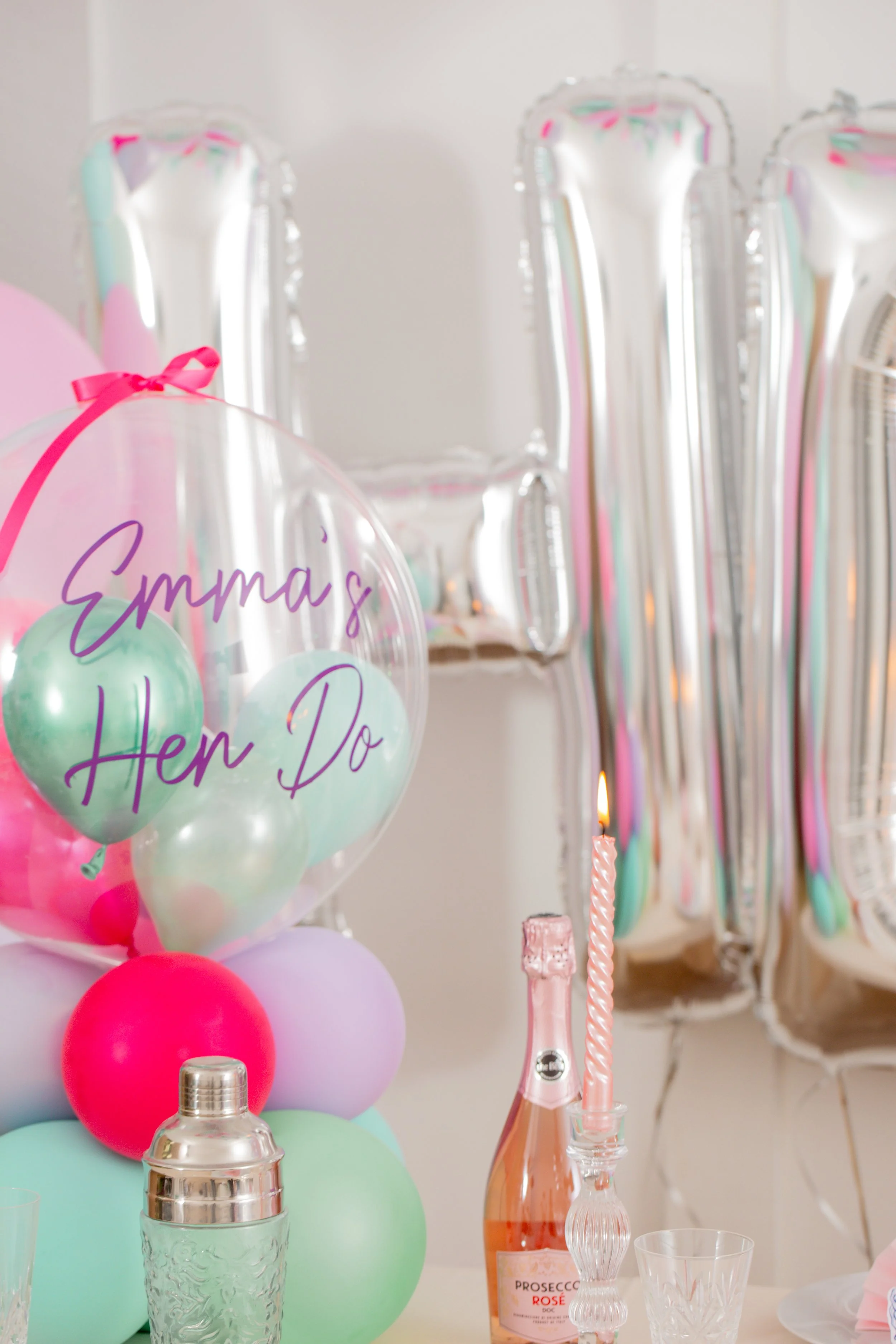 Hen Party Bachelorette Table Set Up Last Splash