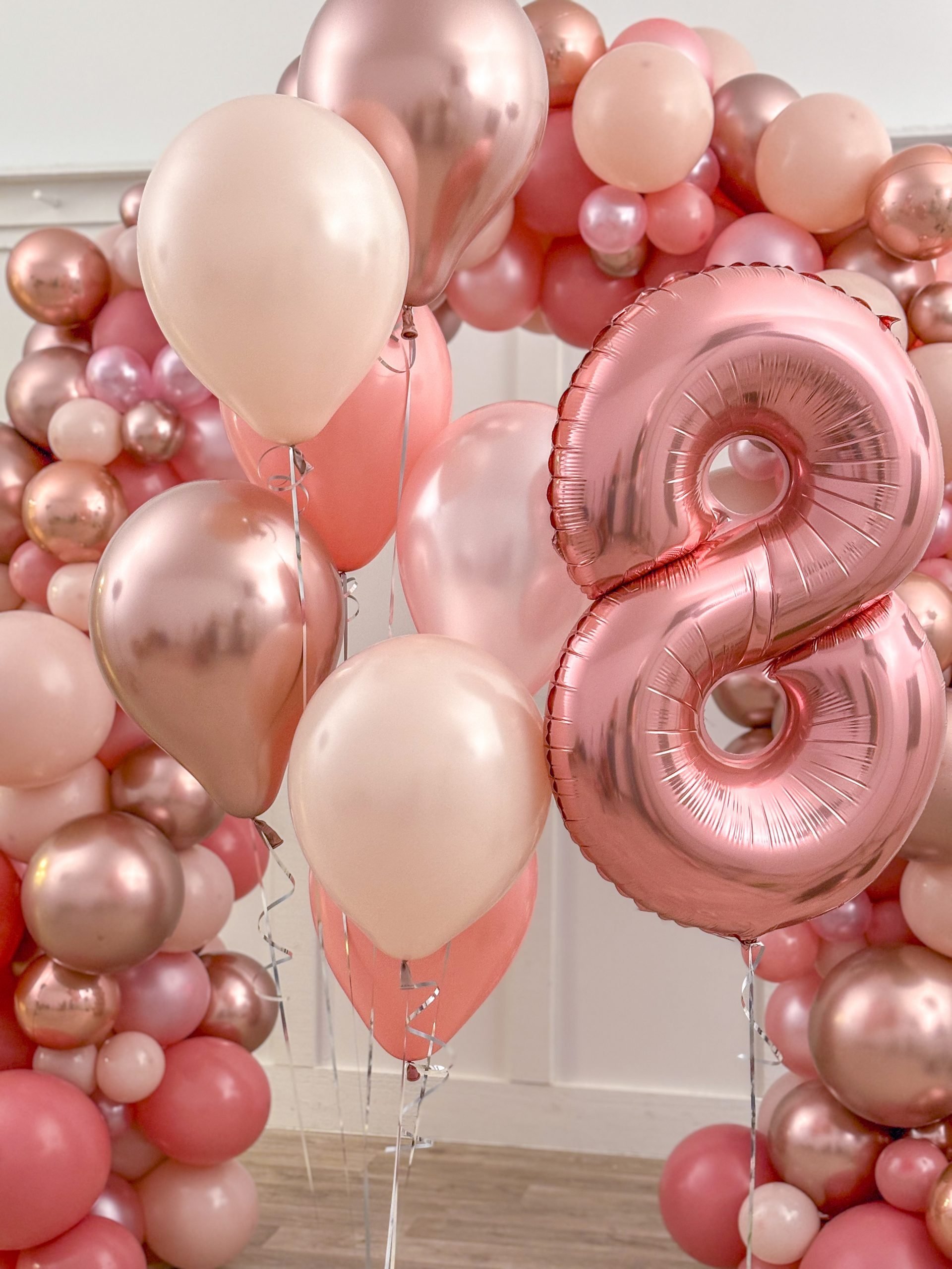 Rose Gold Balloon Range: Delivered & Party-Ready!