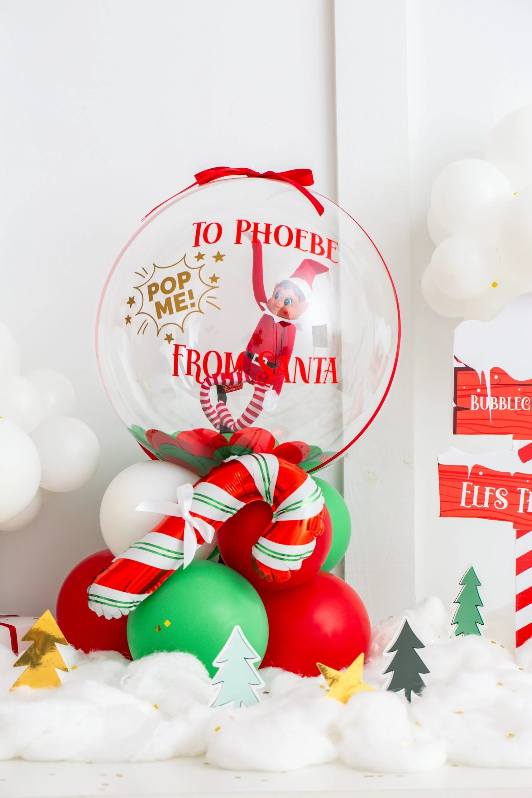 Elf on the Shelf Balloon Decorations for Christmas
