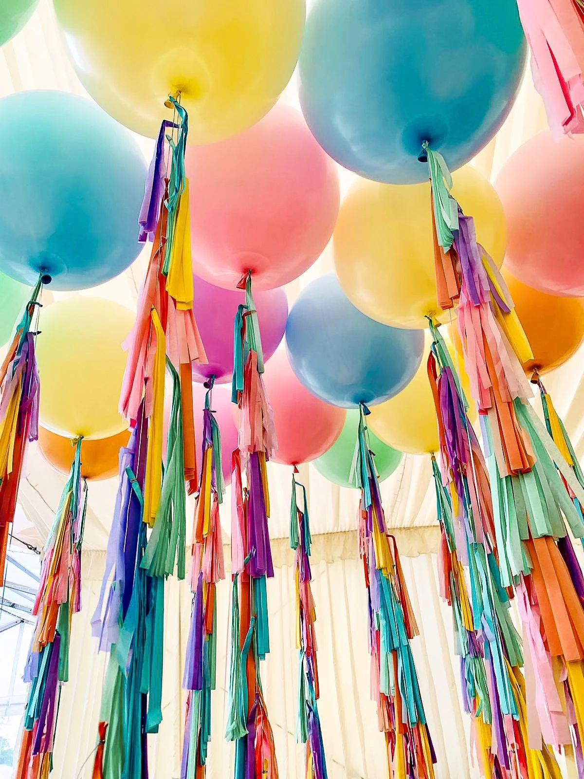 Inflated Giant Balloons