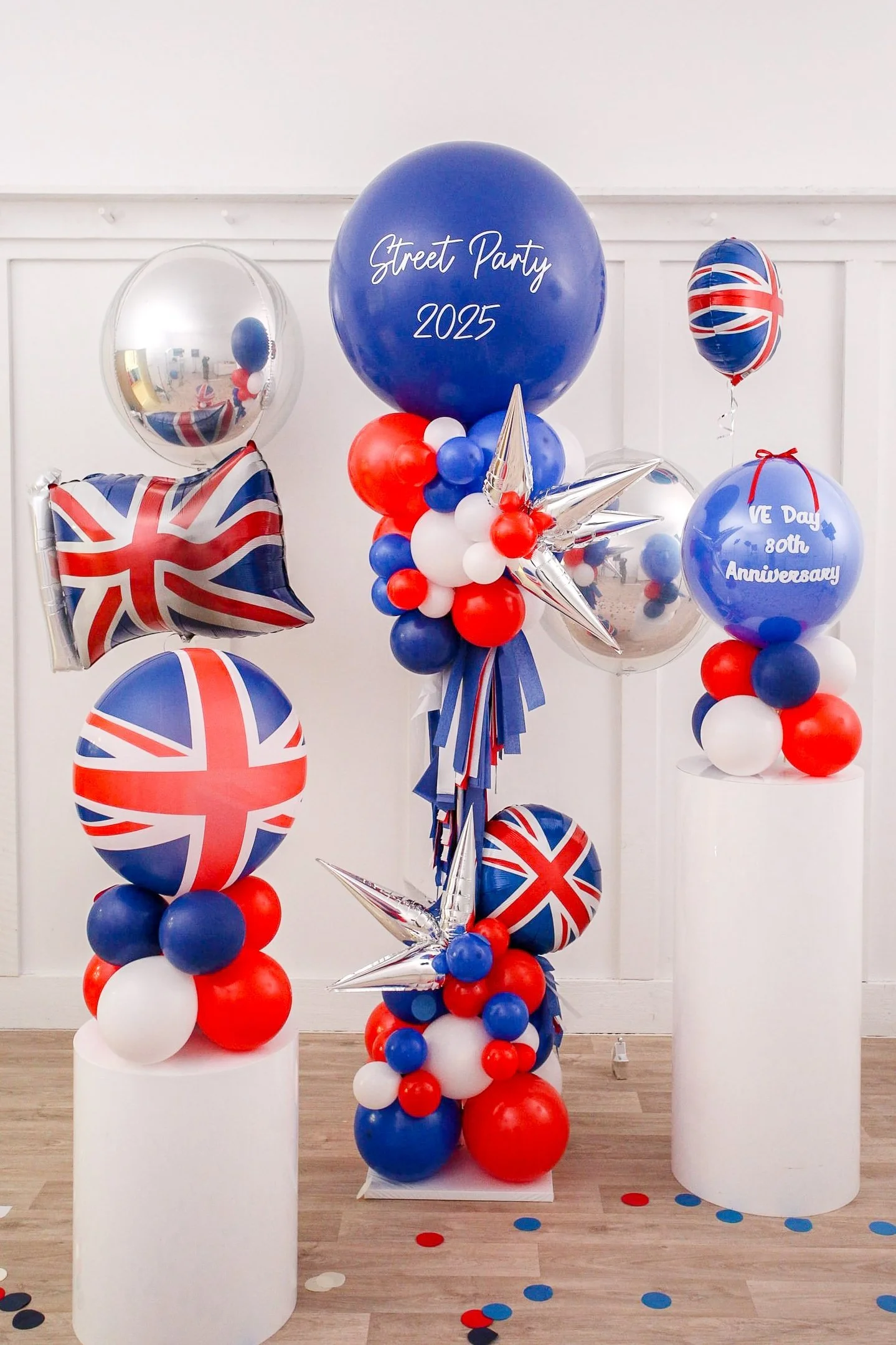 VE Day Balloons for Celebrations | Union Jack & Street Party Decor