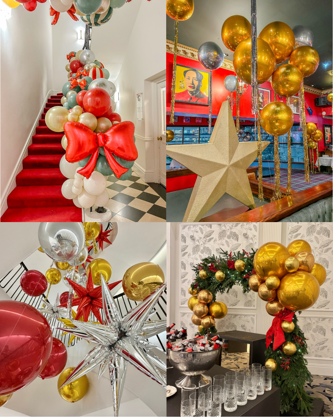 Christmas Balloon Set Ups in London: Festive Installations, Brand Events &amp; Iconic Holiday Displays