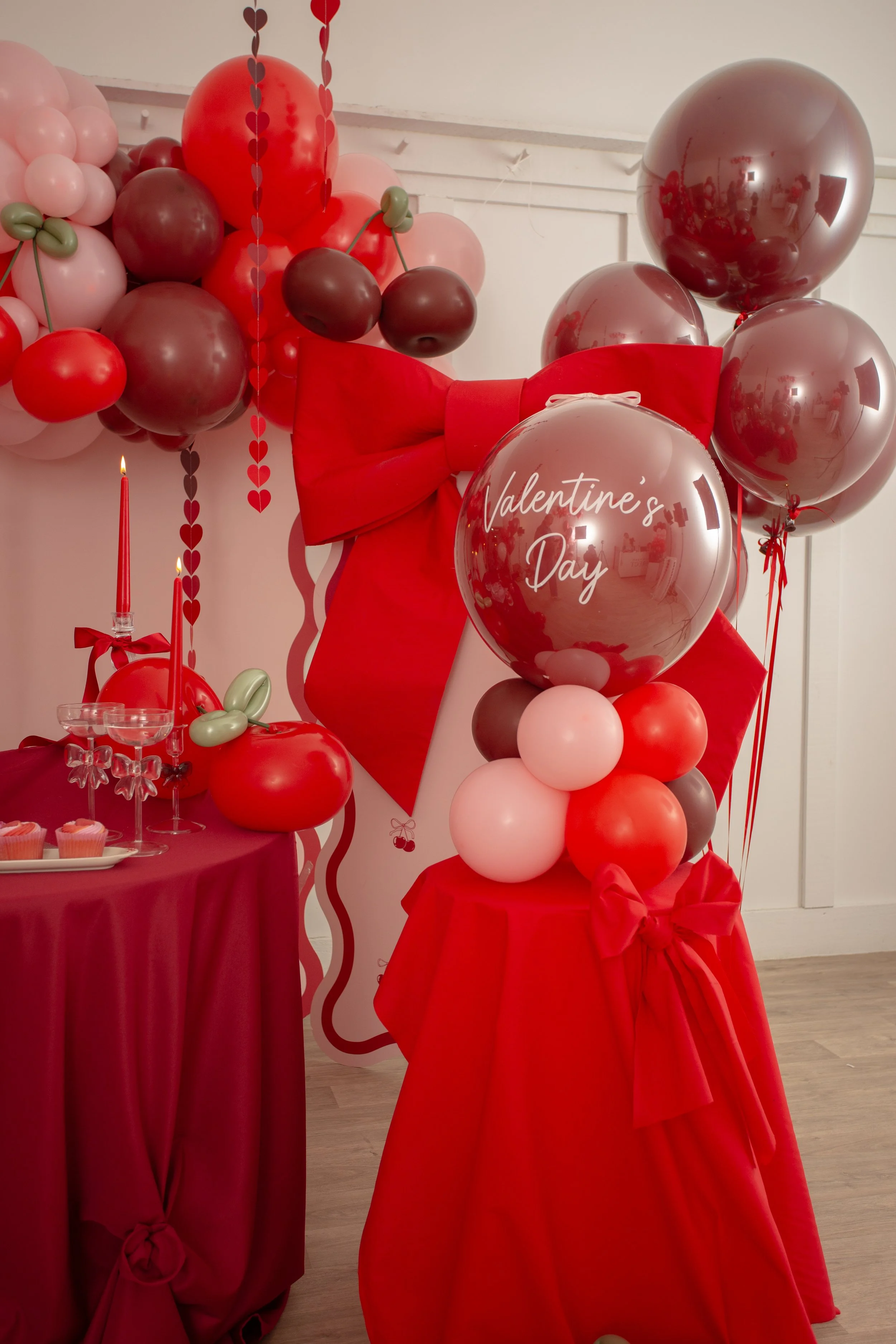 Personalised Loved Up Valentine's Air-Filled Bubble Stack