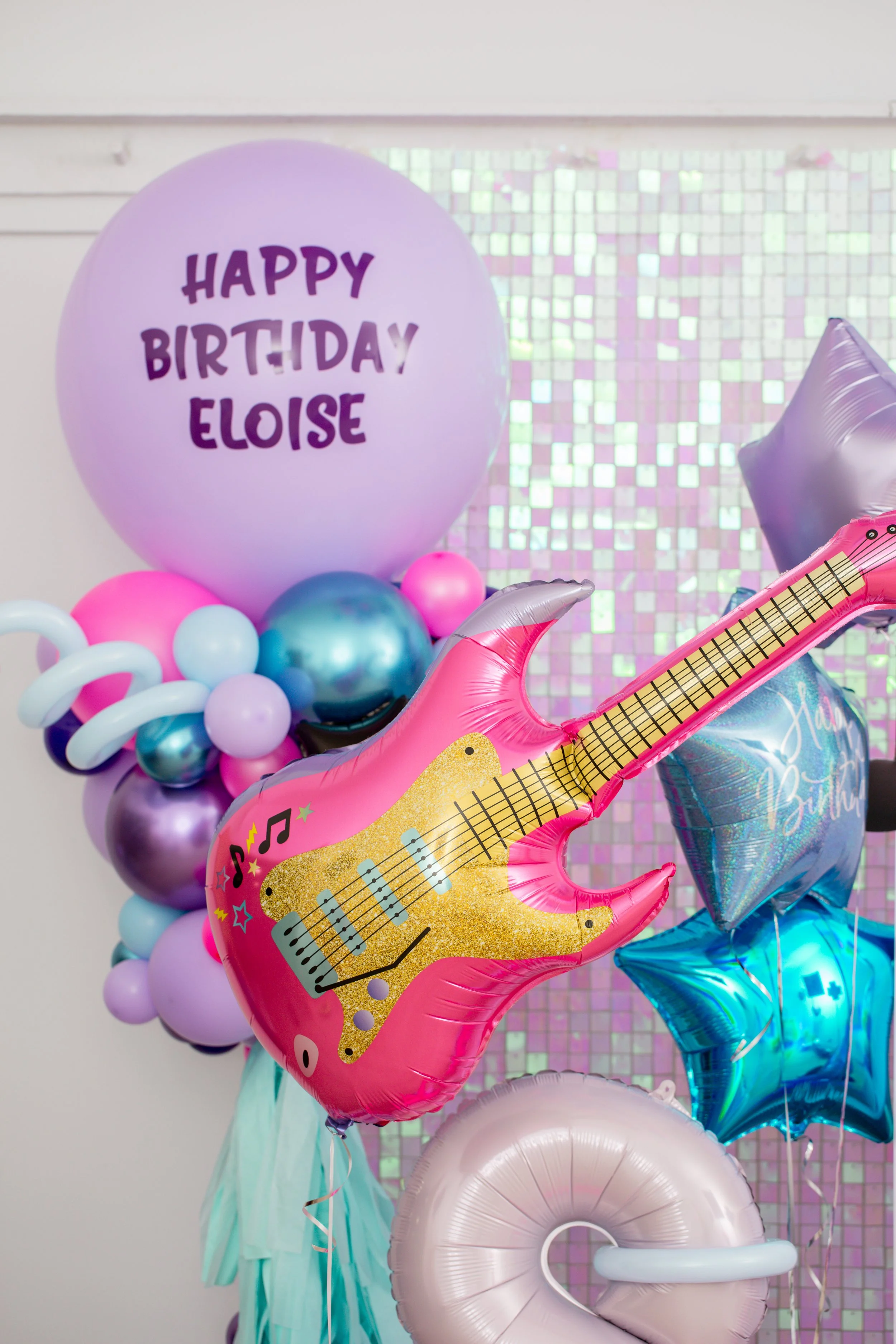 Personalised K-Pop Demon Hunters Inspired Party Pillar with Foils