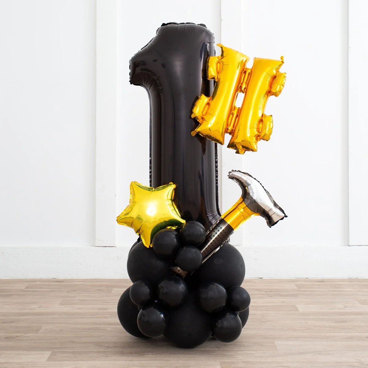 Number 1 Dad Inflated Supershape Balloon Stack