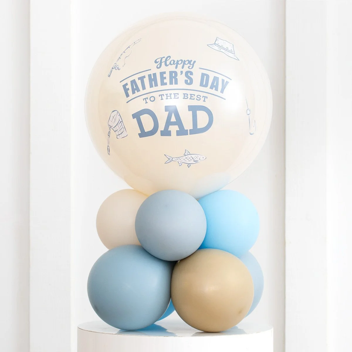 Happy Father's Day Fishing Printed Air-Filled Bubble Stack