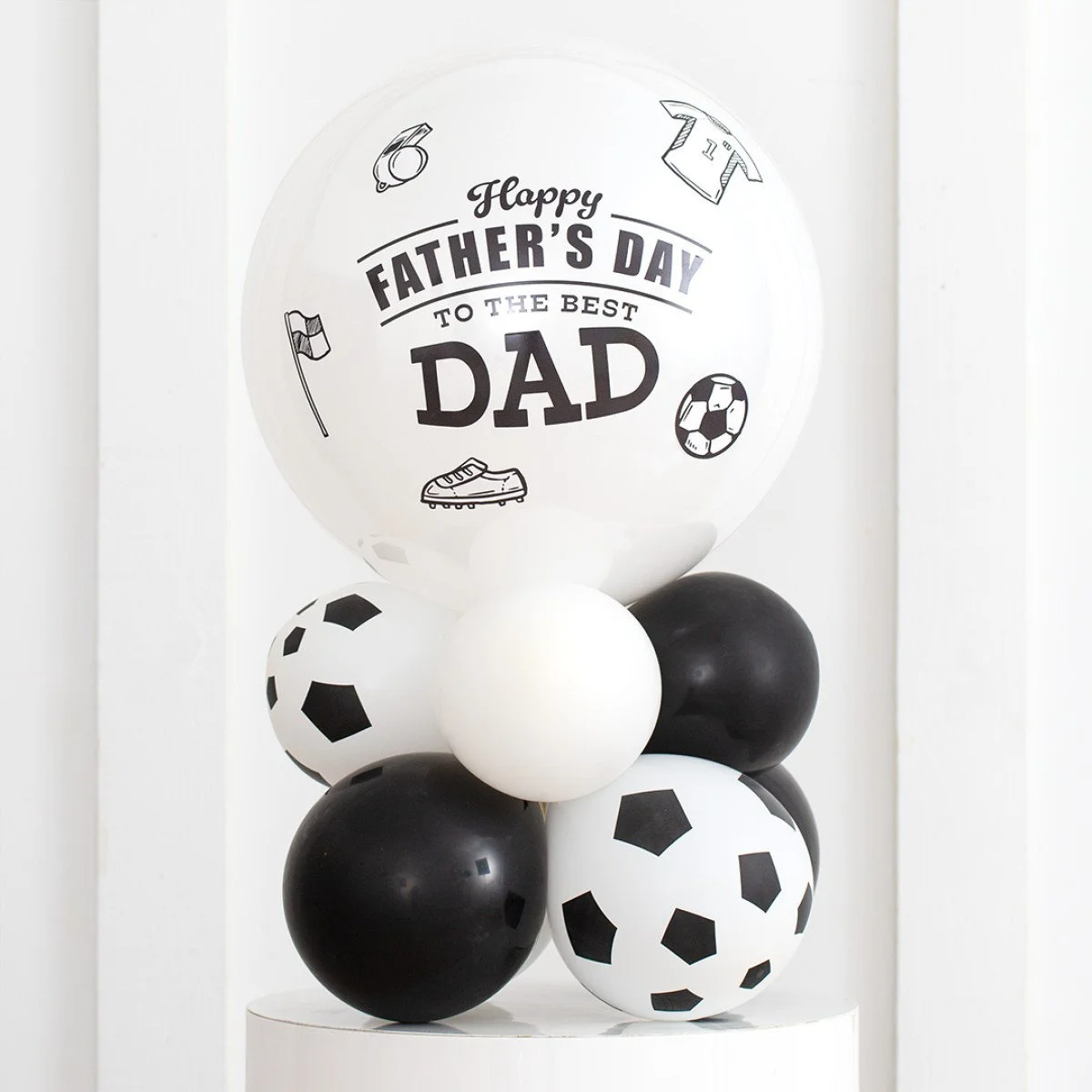 Happy Father's Day Football Printed Air-Filled Bubble Stack