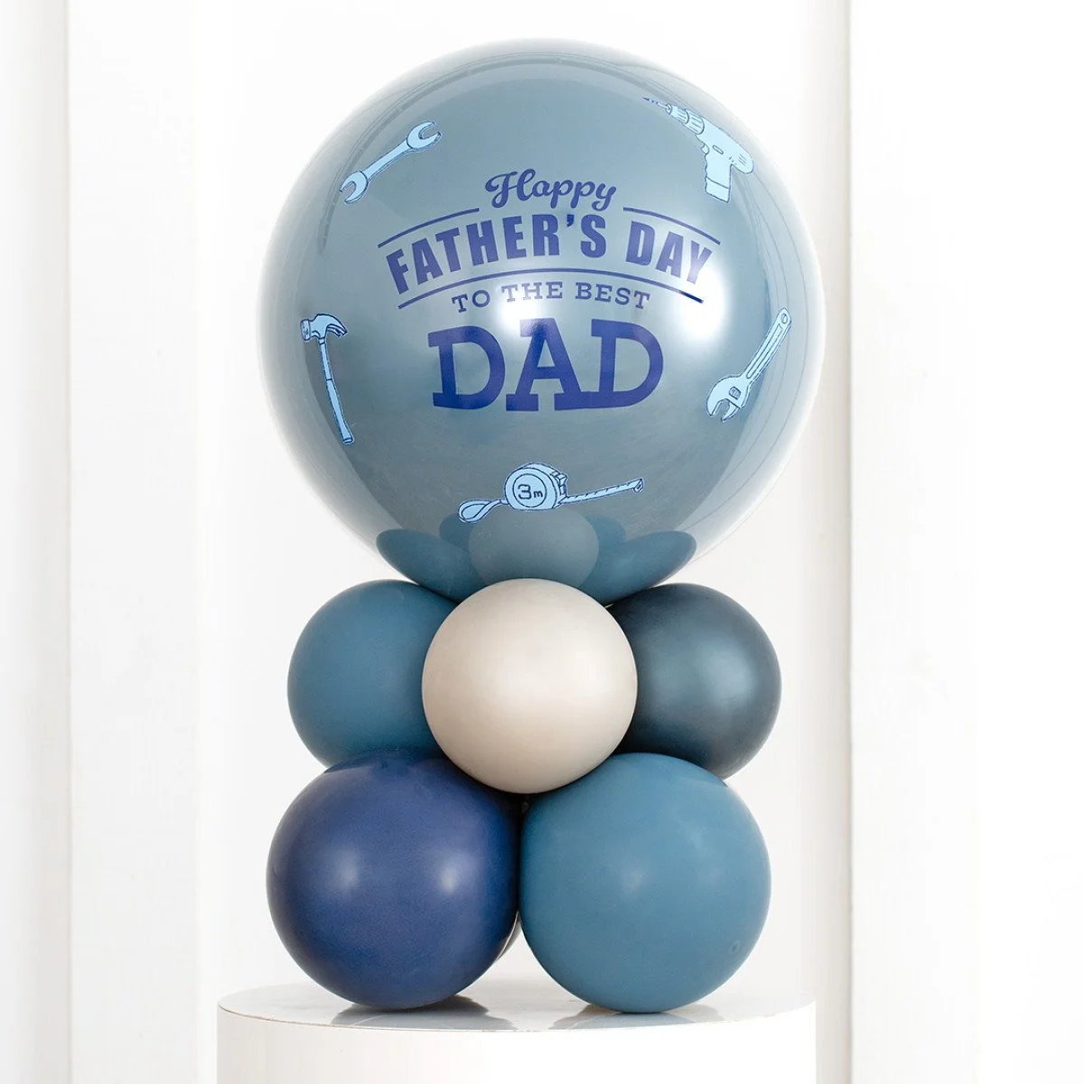 Happy Father's Day DIY Printed Air-Filled Bubble Stack
