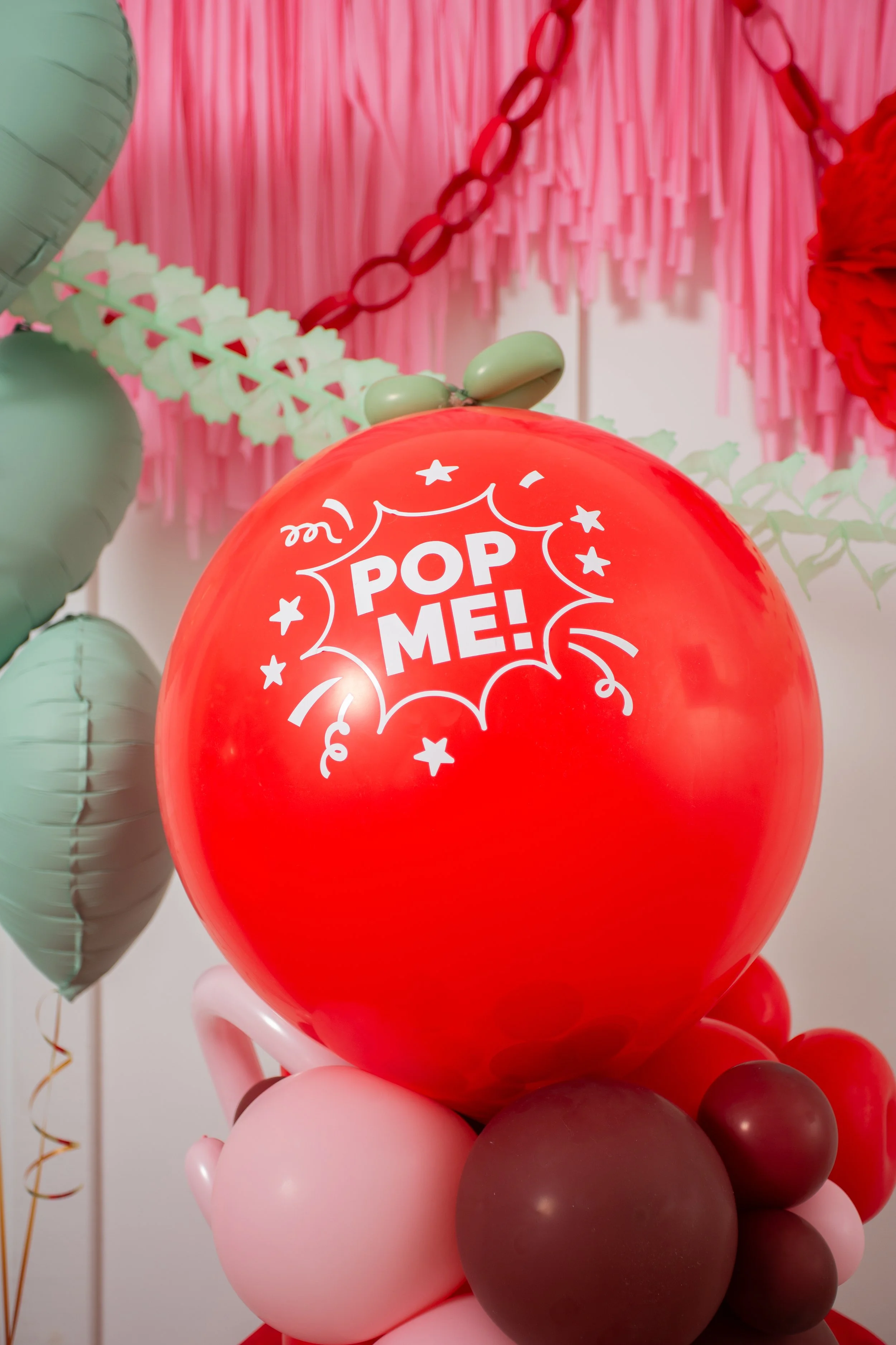 Cherry Crush Pop Me Pinata Balloon