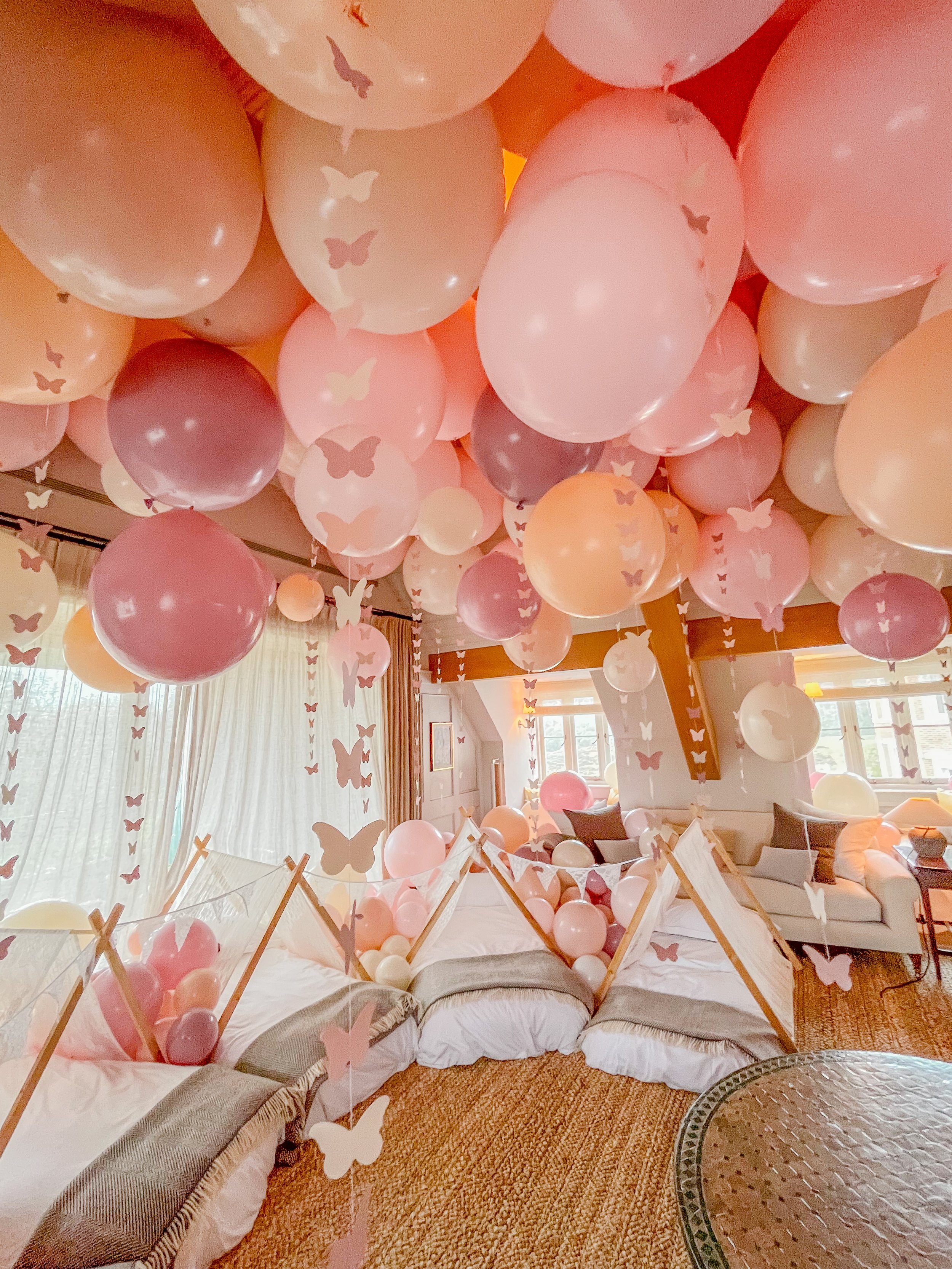 Pink Butterfly Sleepover Party Heckfield Place