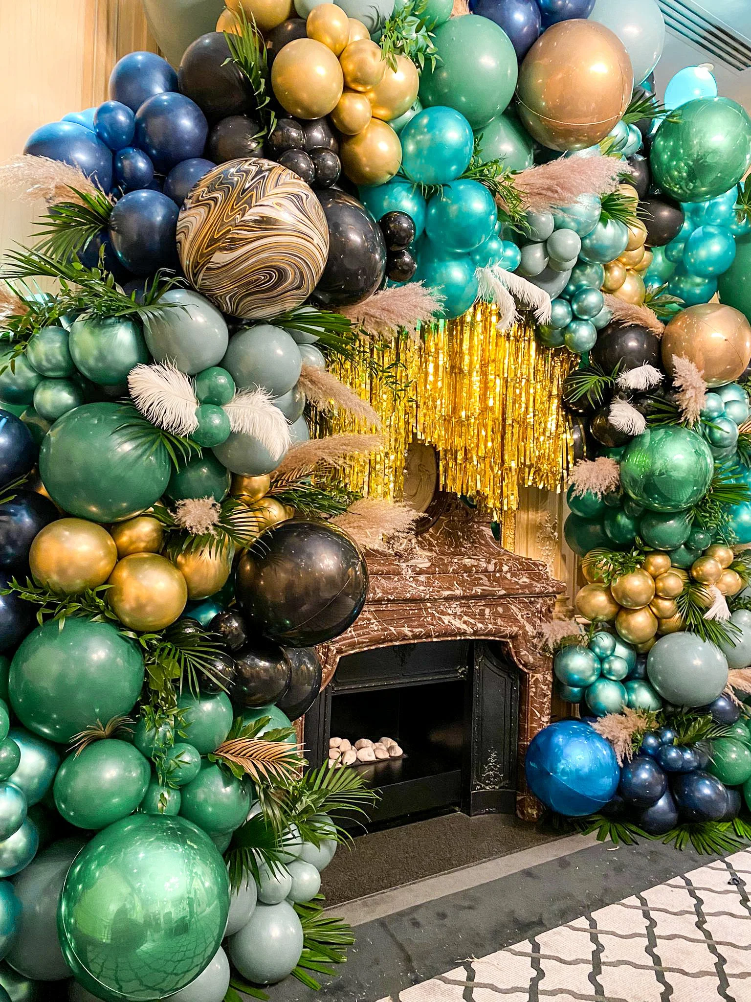 Chaika Four Seasons Graduation Party  Green Blue Gold (2).jpg