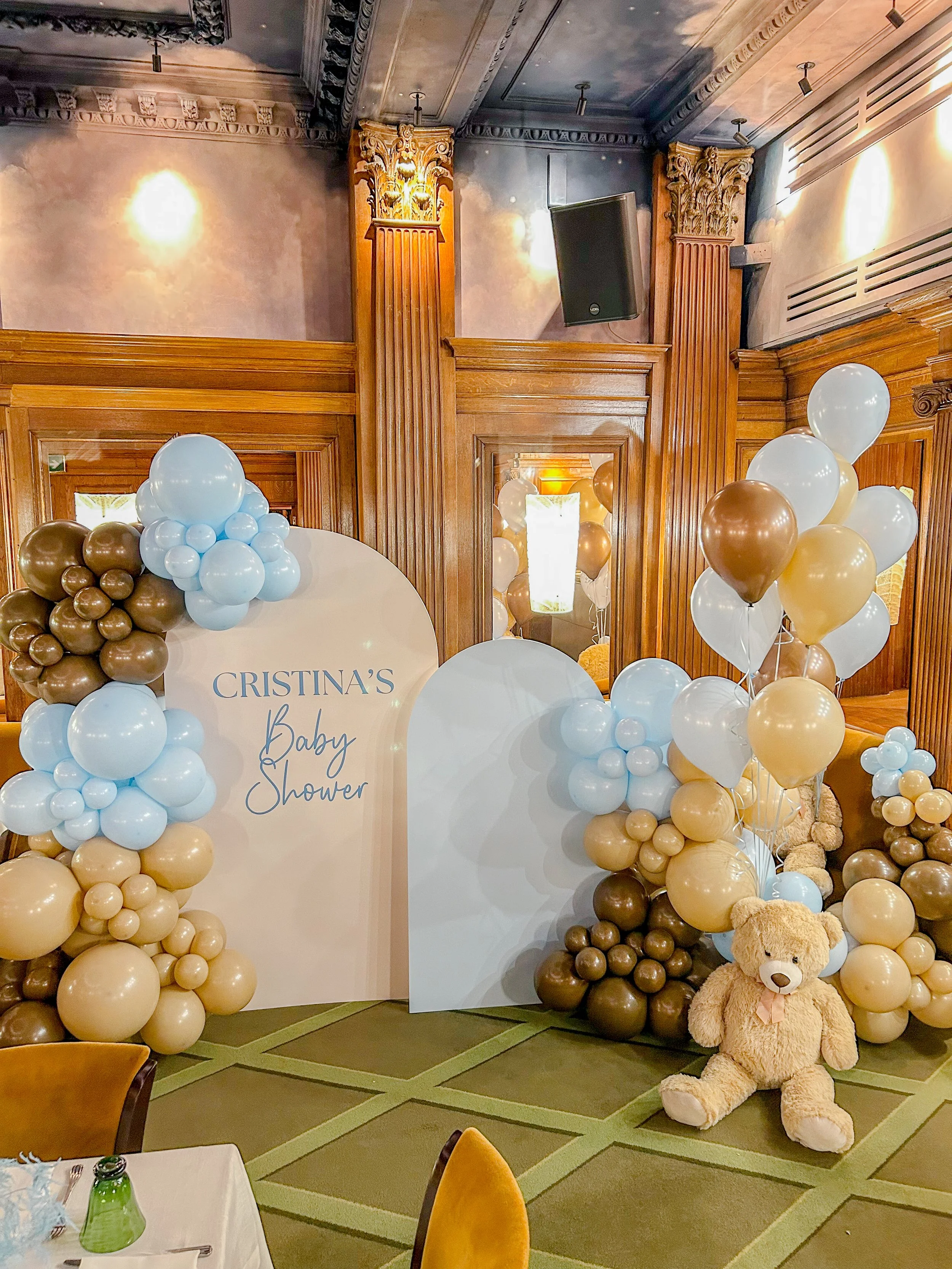 Baby Shower Display Backdrop Garland Tramp 