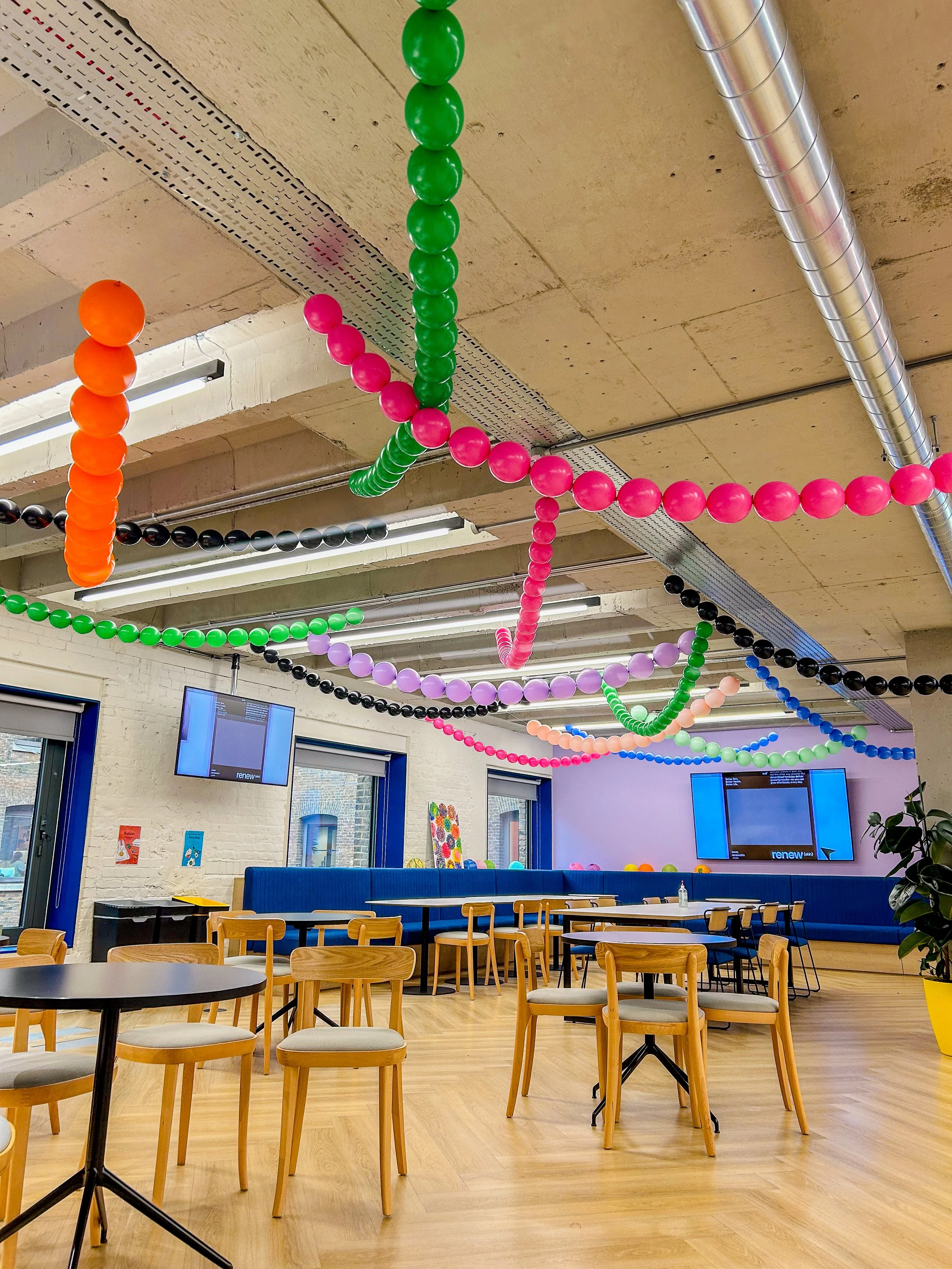 Figma UK - Bring your people to work day / corporate event FIGMA Tall Balloon Letters