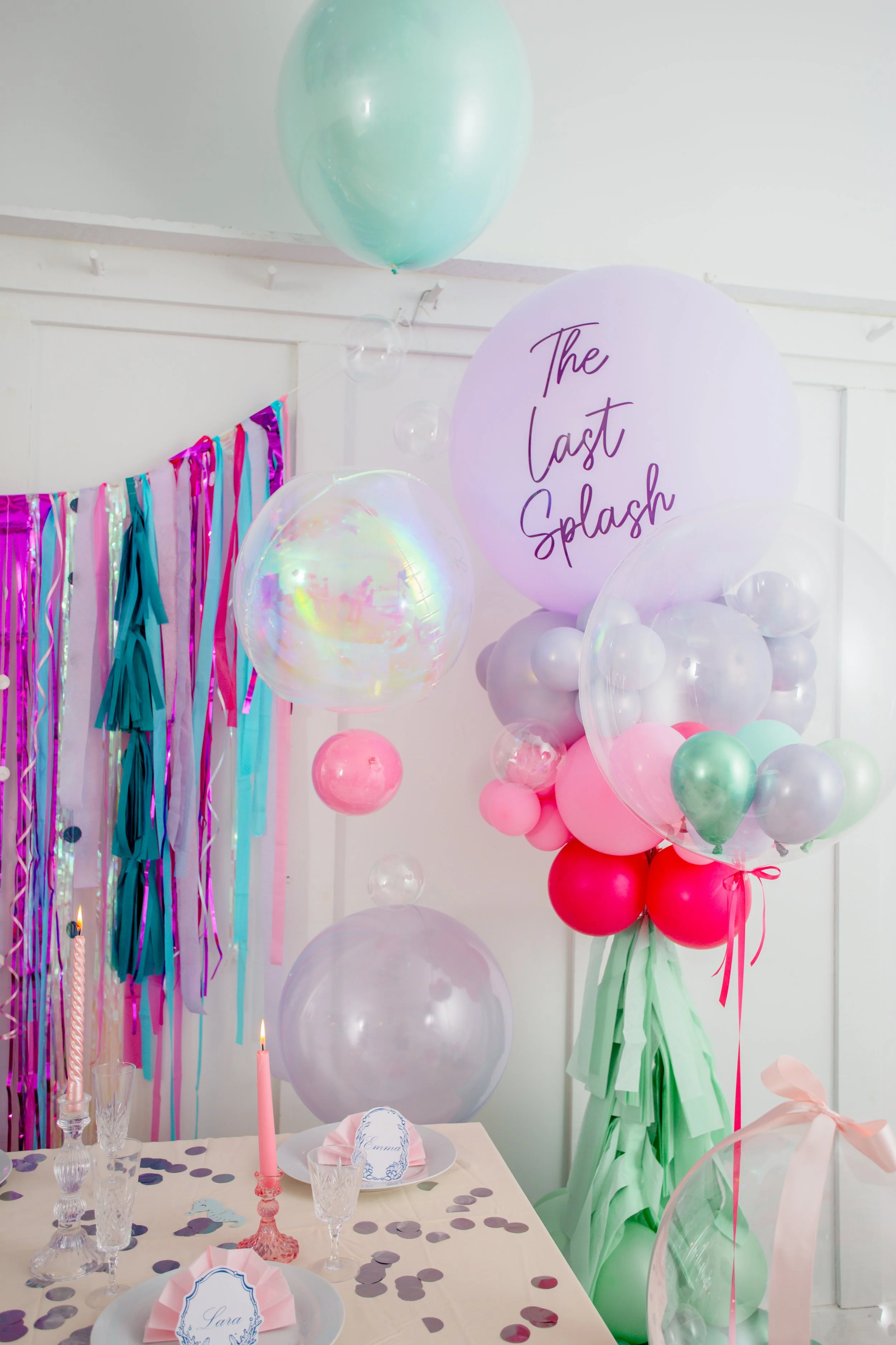 Hen Party Bachelorette Table Set Up Last Splash