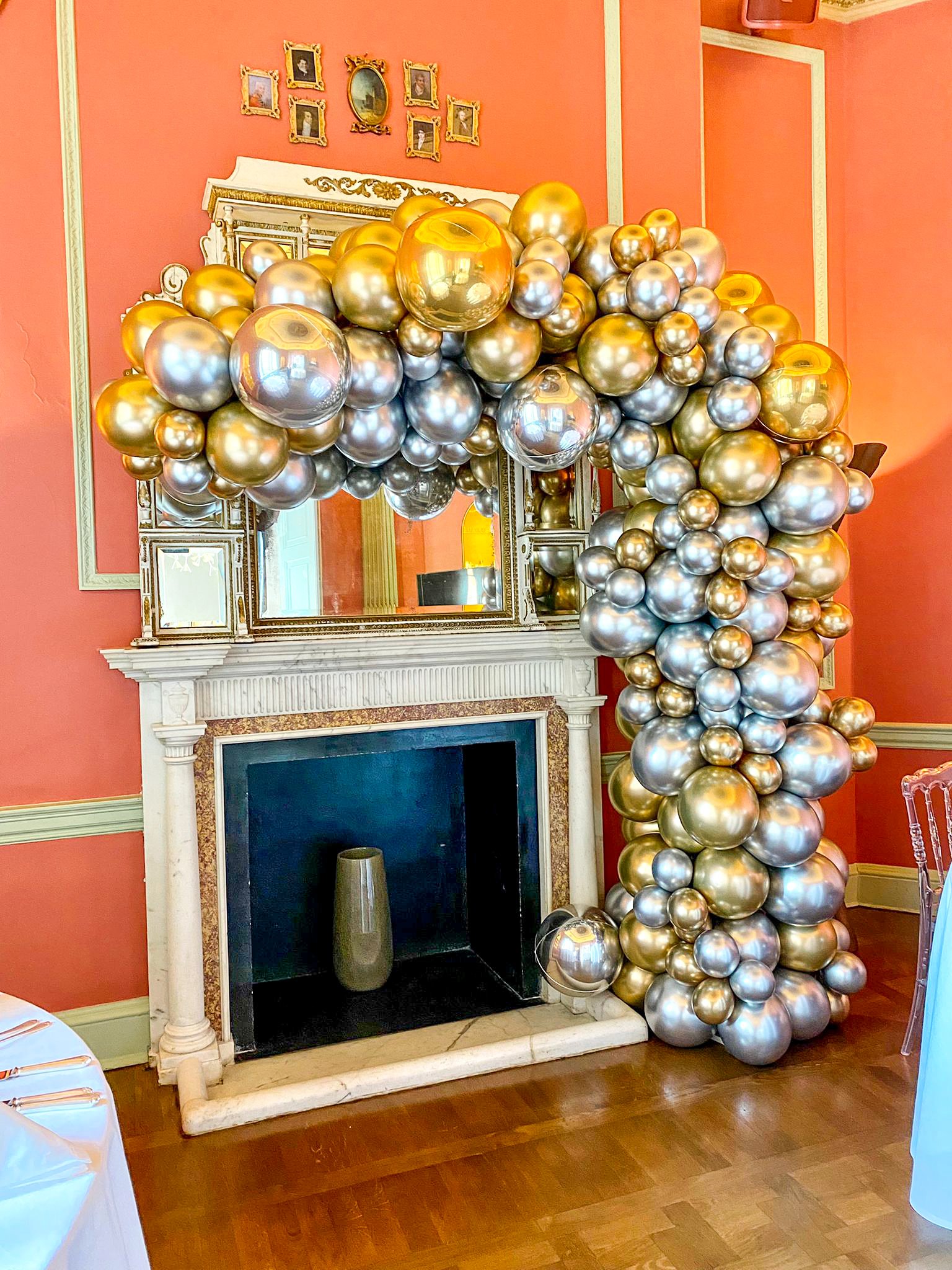 Home House, Gold & Silver Fireplace Asymmetric Arch (3).jpg