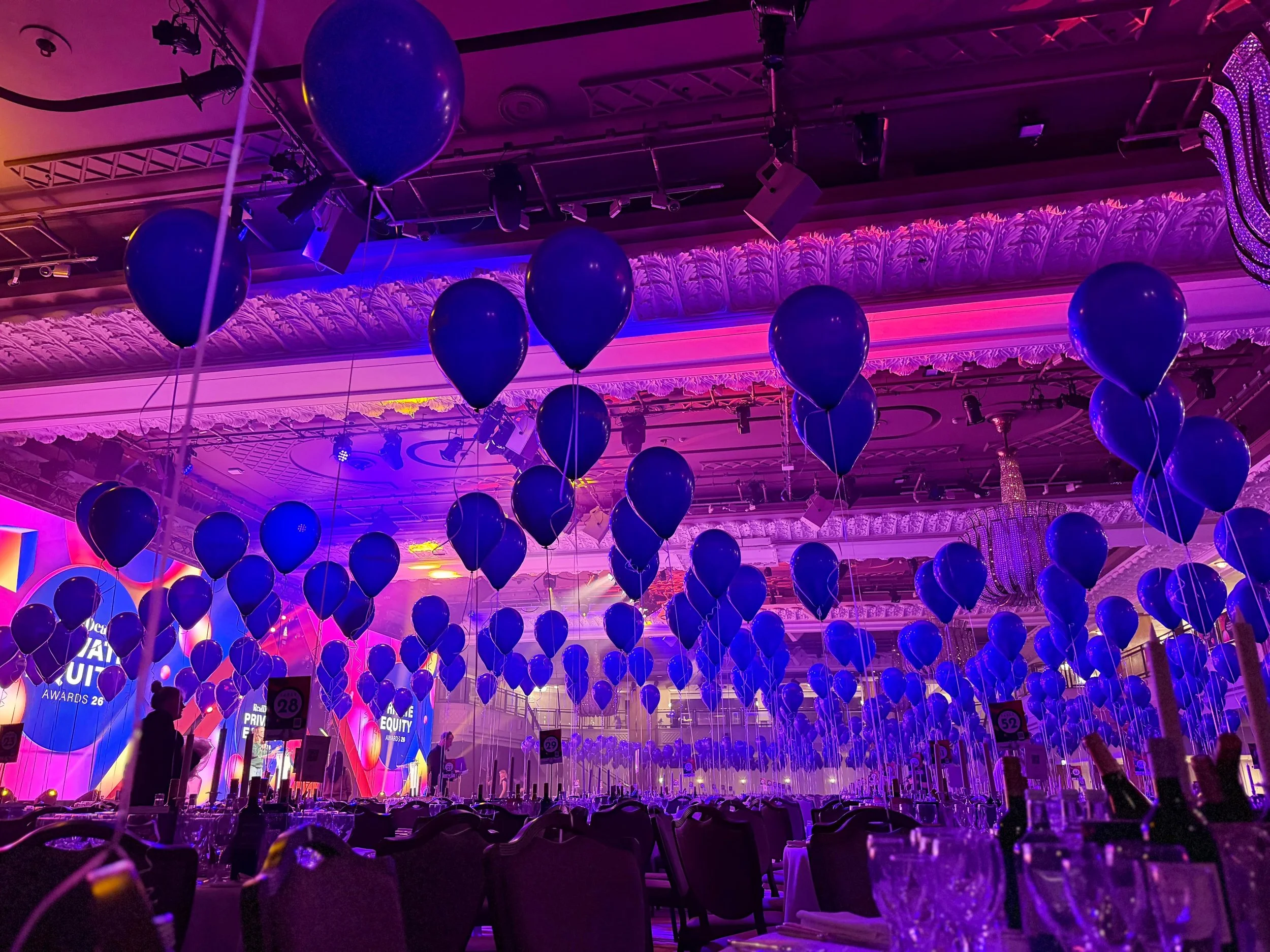 The Grosvenor Balloon Branded Chair Backs Latex The Great Room - Real Deals Media Branded