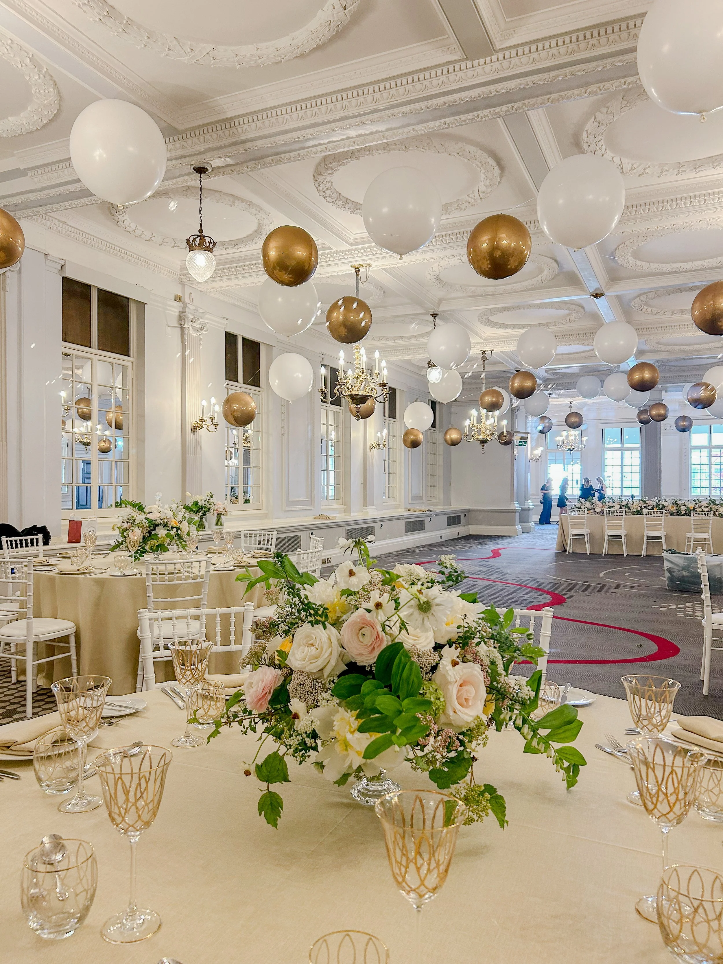 The Dilly Georgian Suite Editorial Wedding Styled Shoot Suspended Ceiling