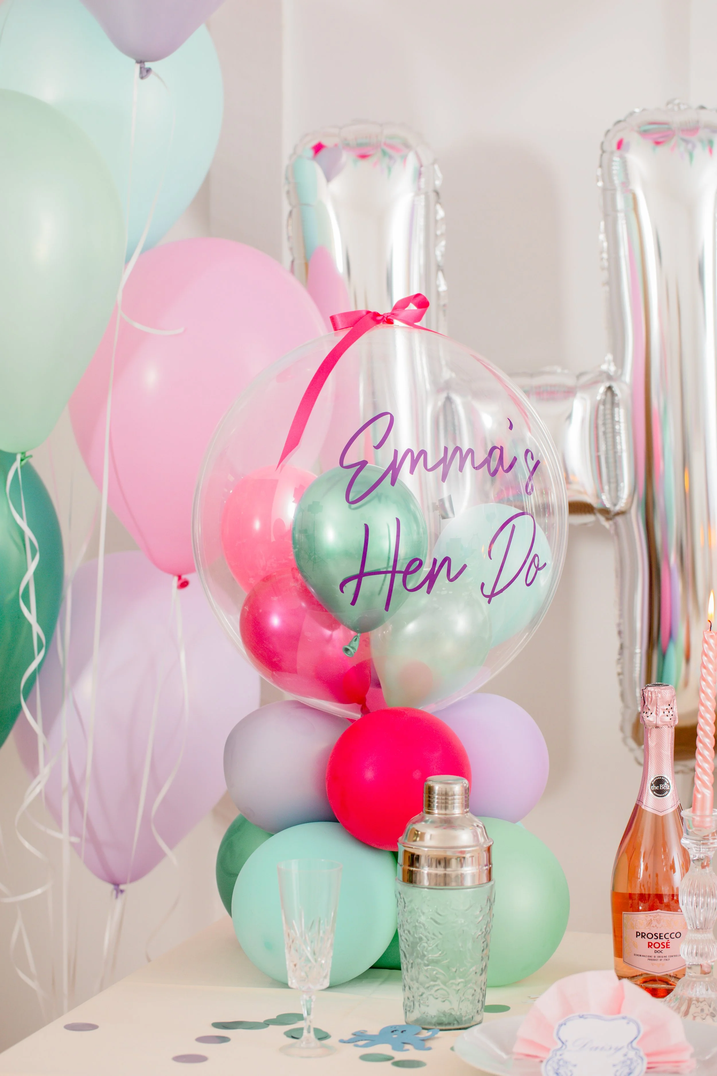 Hen Party Bachelorette Table Set Up Last Splash