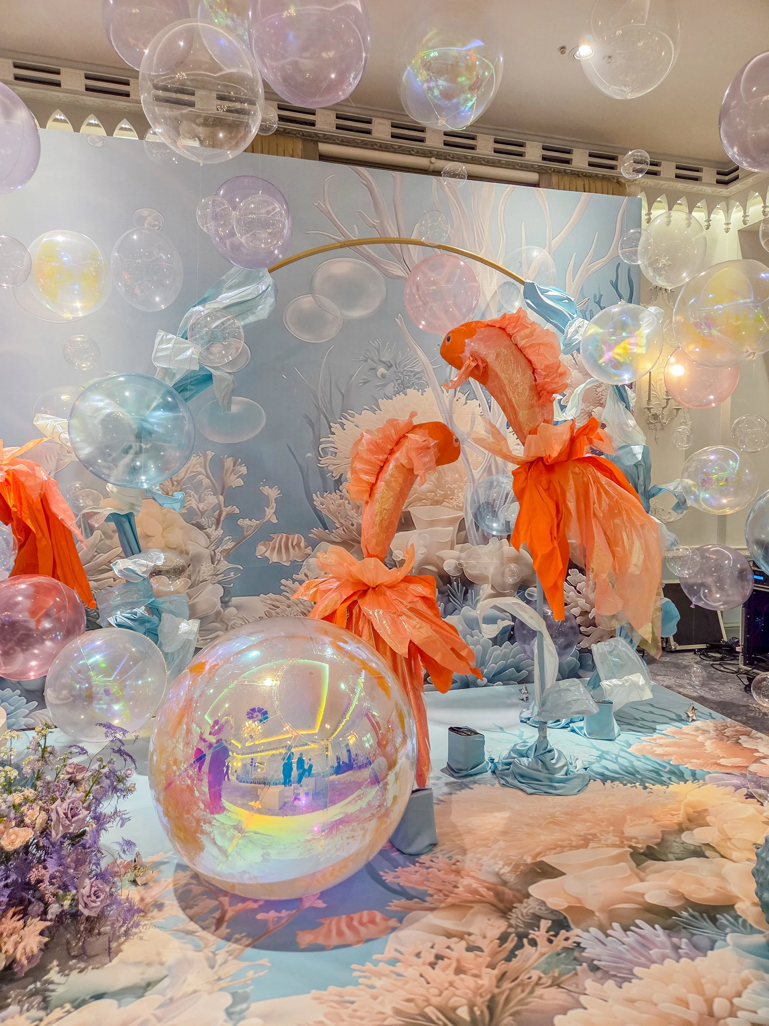 Edited Dorchester Iridescent Mermaid Party. Tatiana Kharchylava