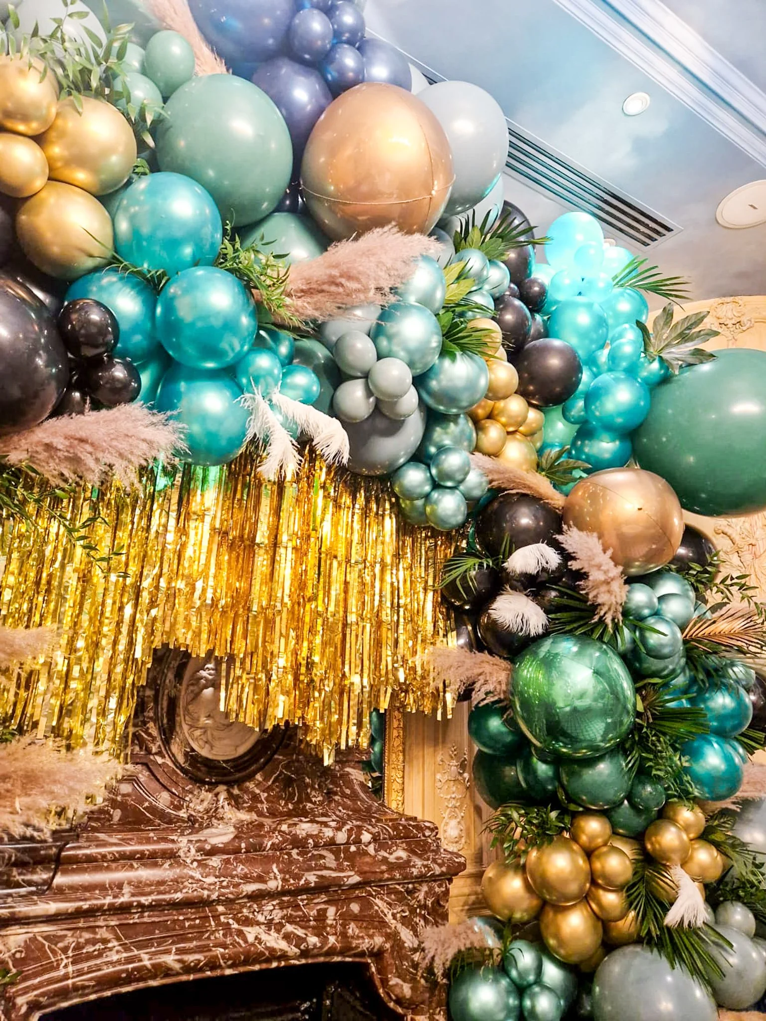 Chaika Four Seasons Graduation Party  Green Blue Gold (7).jpg