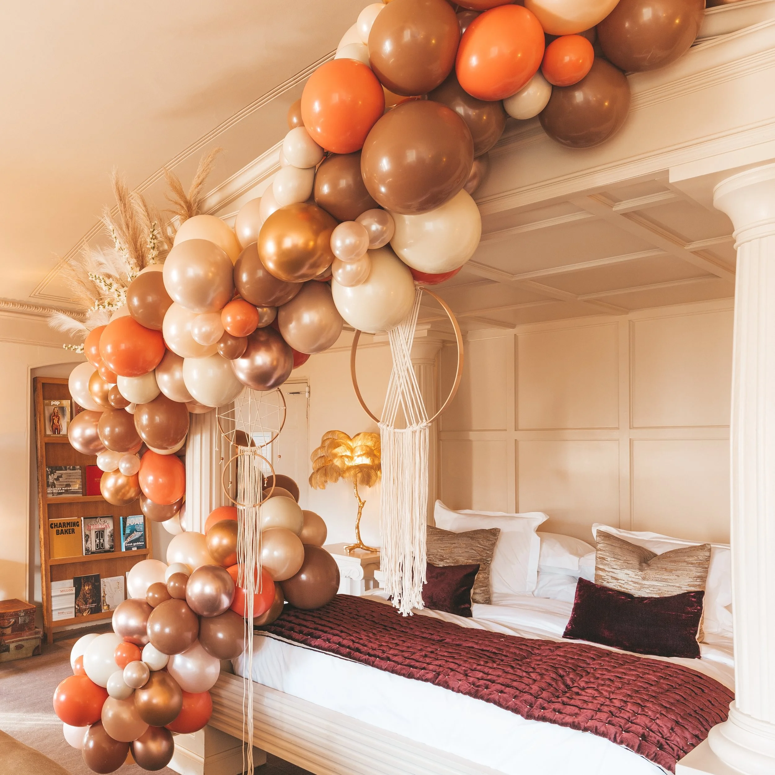 Aynhoe Park Photo Shoot - Pink Stairs, Four Poster Bed, Fireplace, Chain Balloons - Large12.jpg