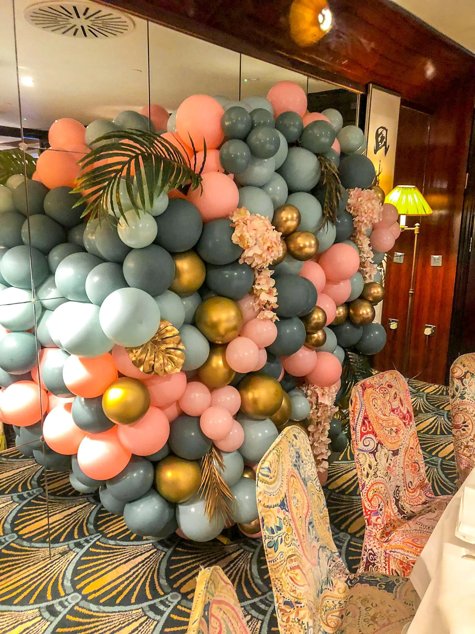 Circle Balloon Wall, The Dorchester, Private Party (2).jpg