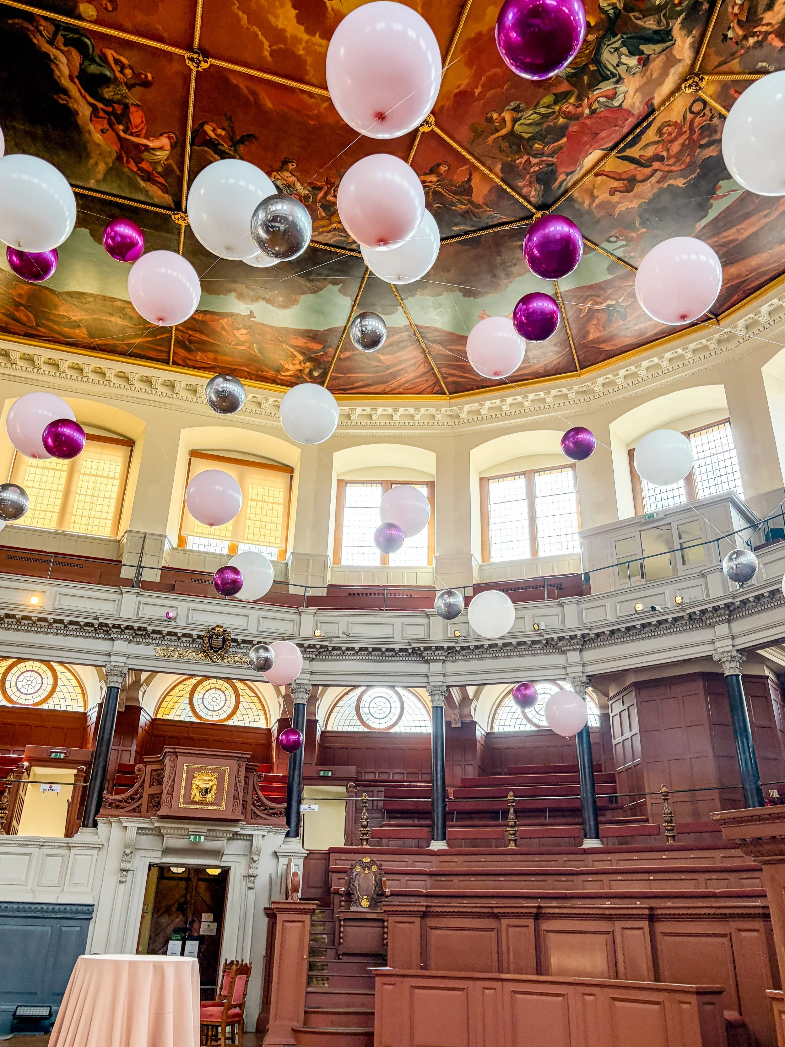 Sheldonian Theatre Wedding Suspended Ceiling
