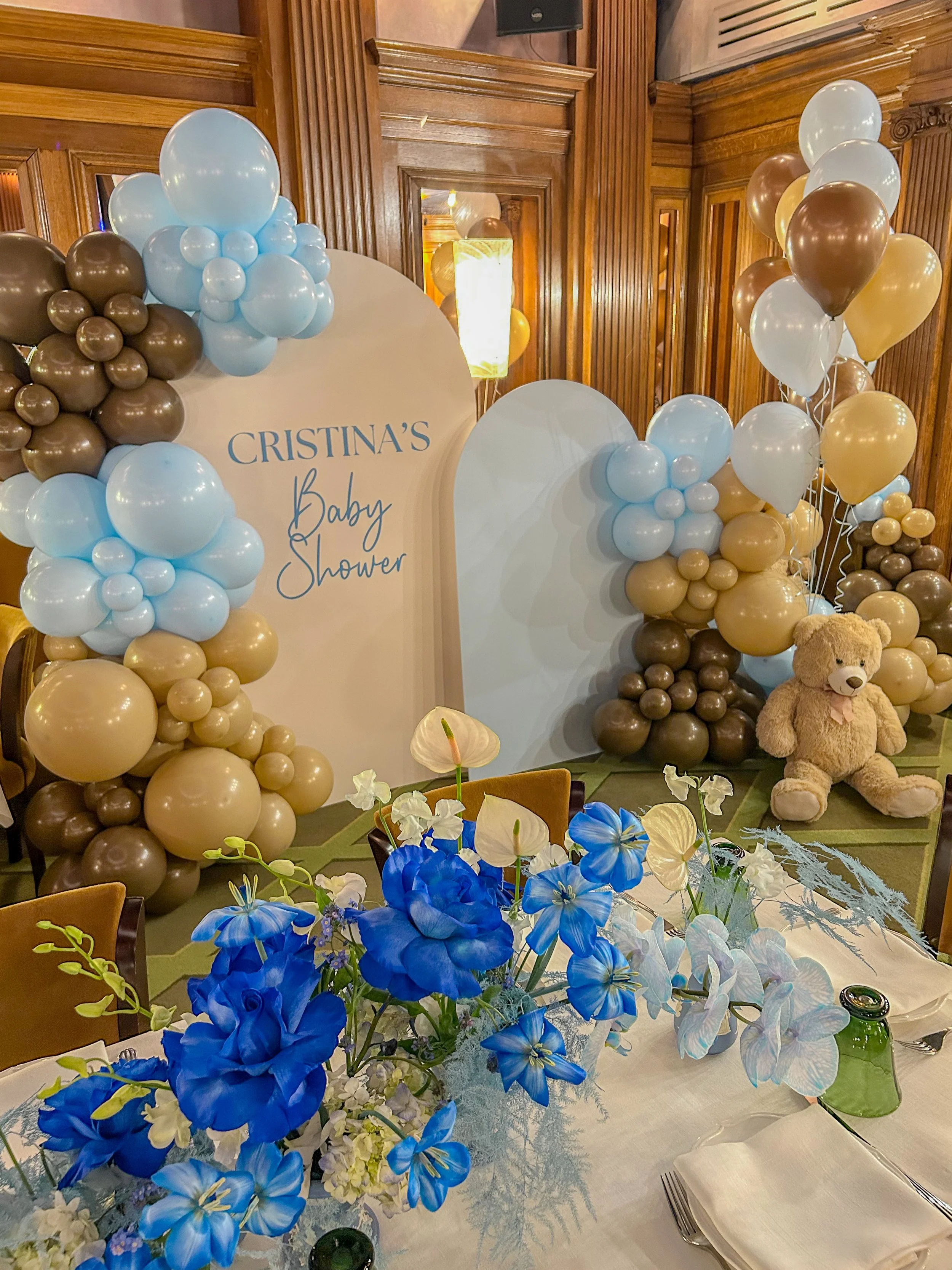 Baby Shower Display Backdrop Garland Tramp 