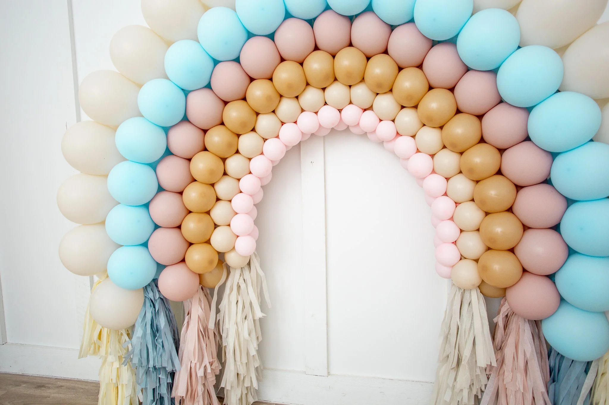 Pro Balloon Training: Neutral Rainbow with Tassel