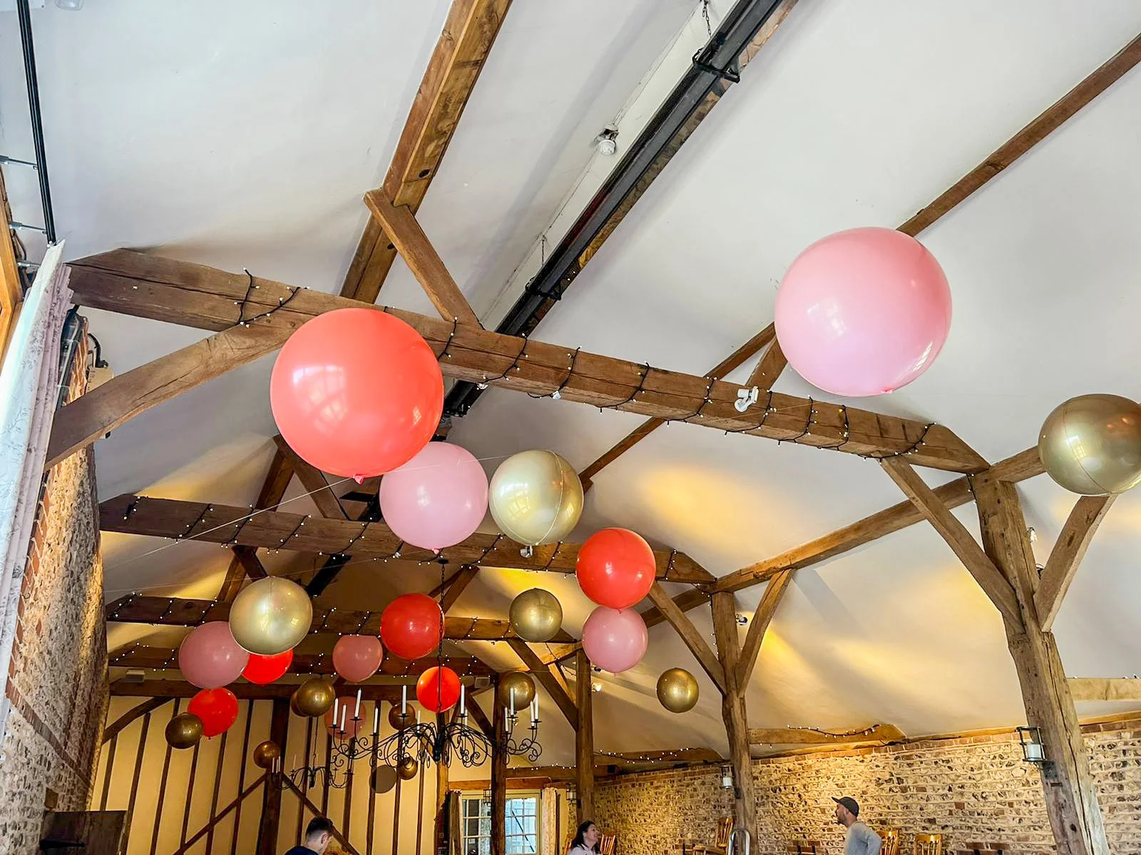 Upwaltham Barns - Pink & Coral Suspended Ceiling (3).jpg