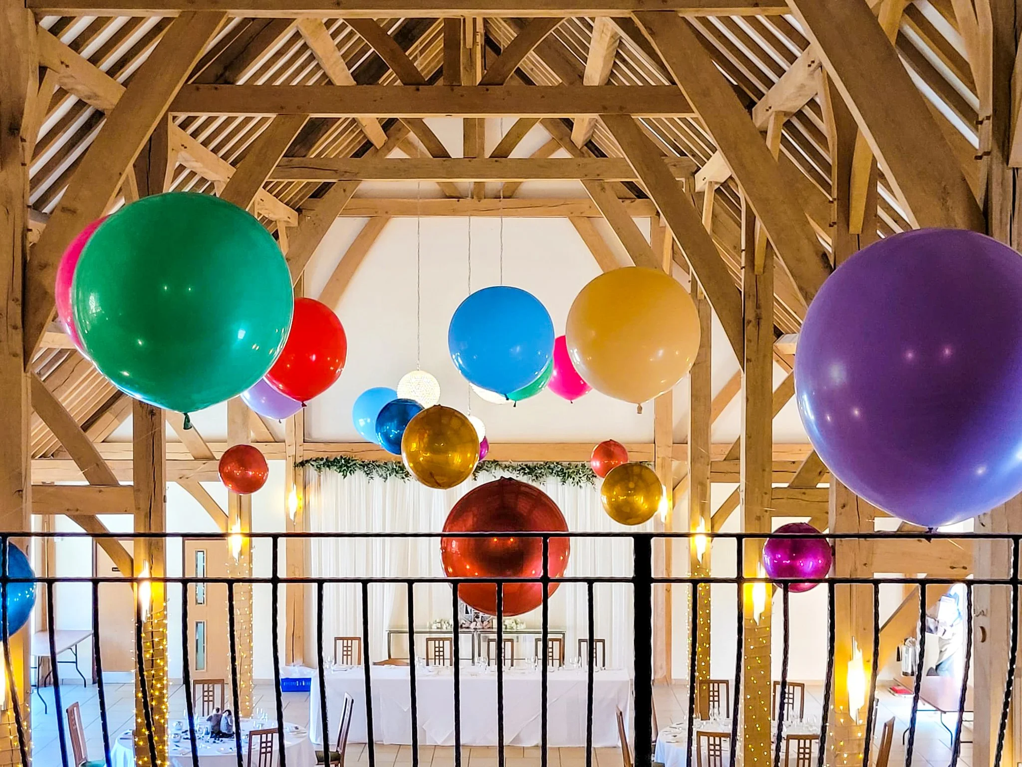Rivervale Barn Wedding Rainbow Ceiling August 2022 (6).jpg