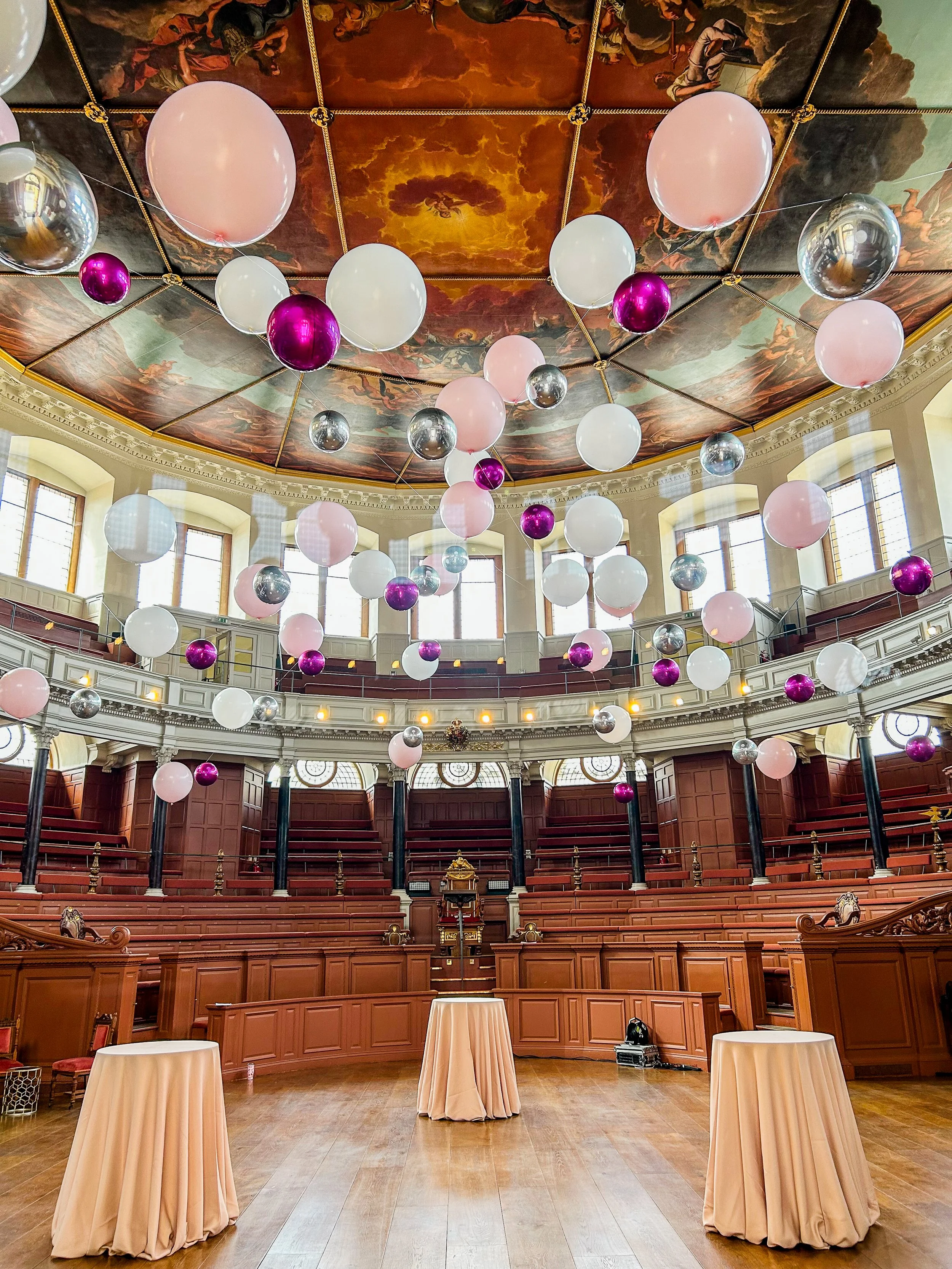Sheldonian Theatre Wedding Suspended Ceiling