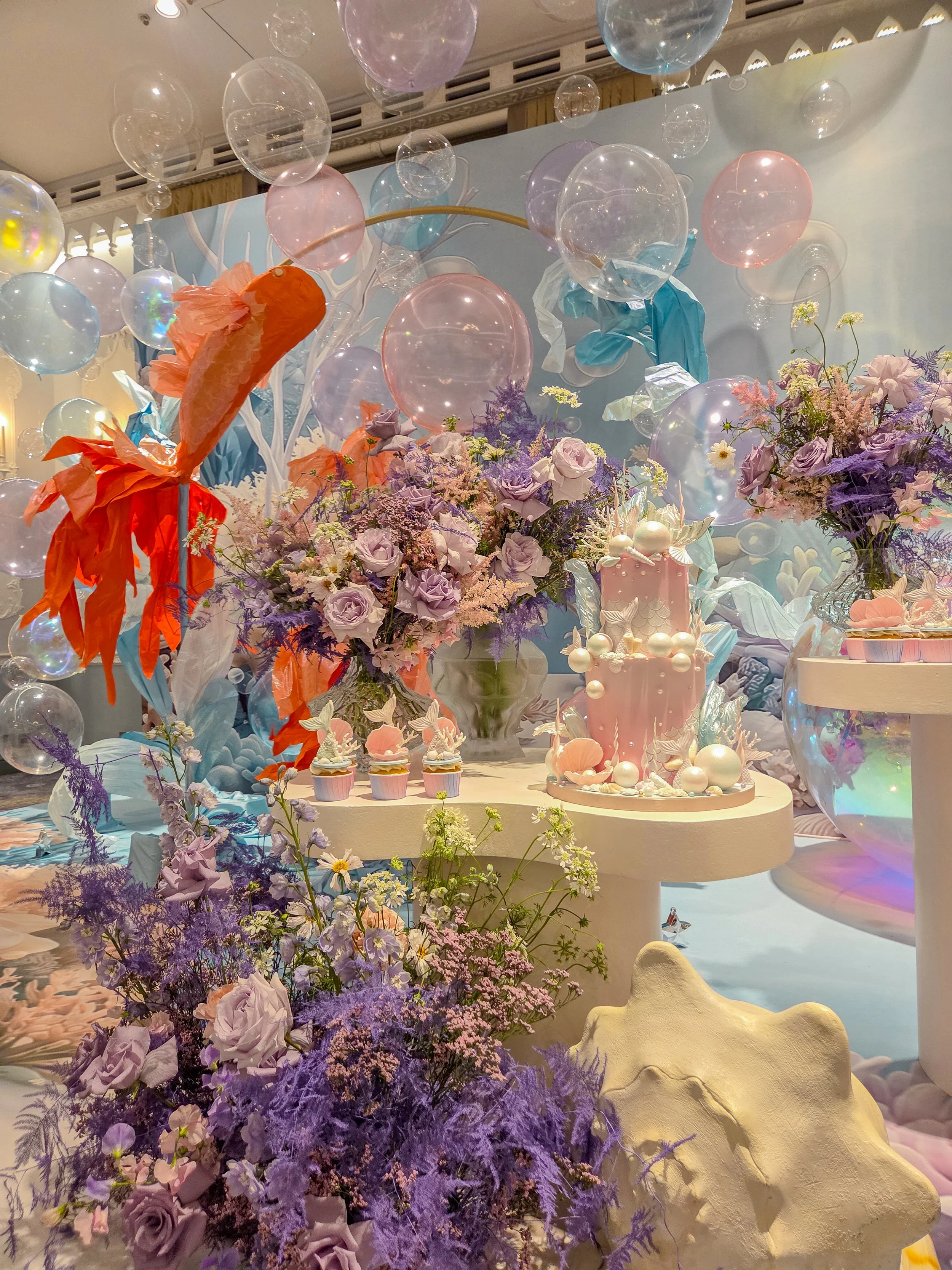 Edited Dorchester Iridescent Mermaid Party. Tatiana Kharchylava