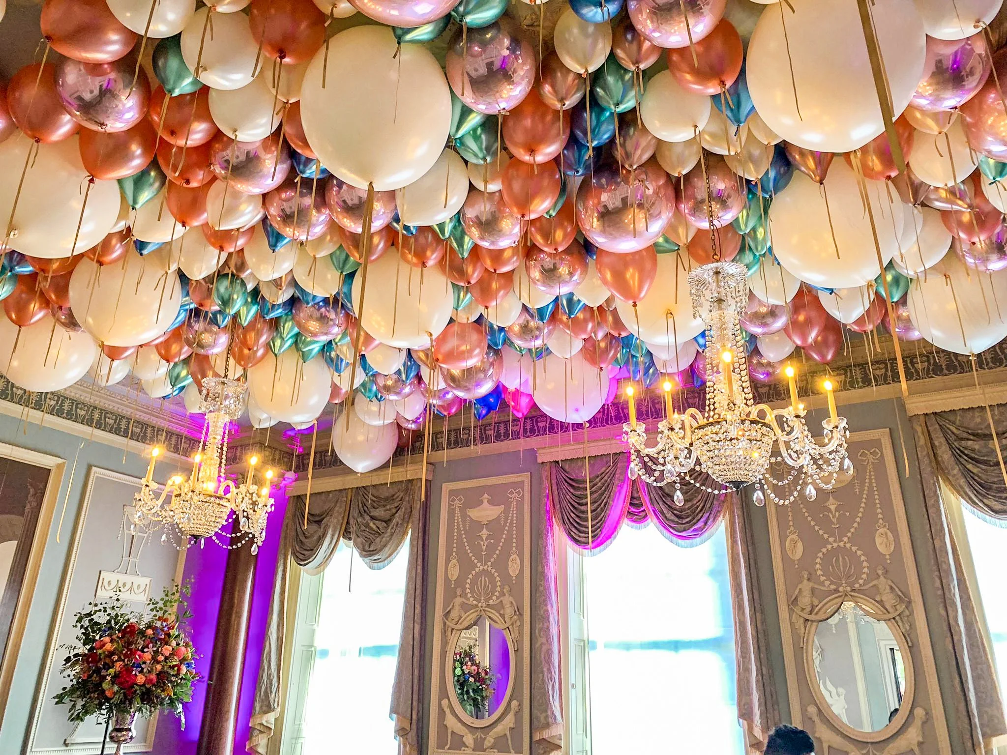 Birthday Party, Home House, London, Balloon Ceiling (6).jpg