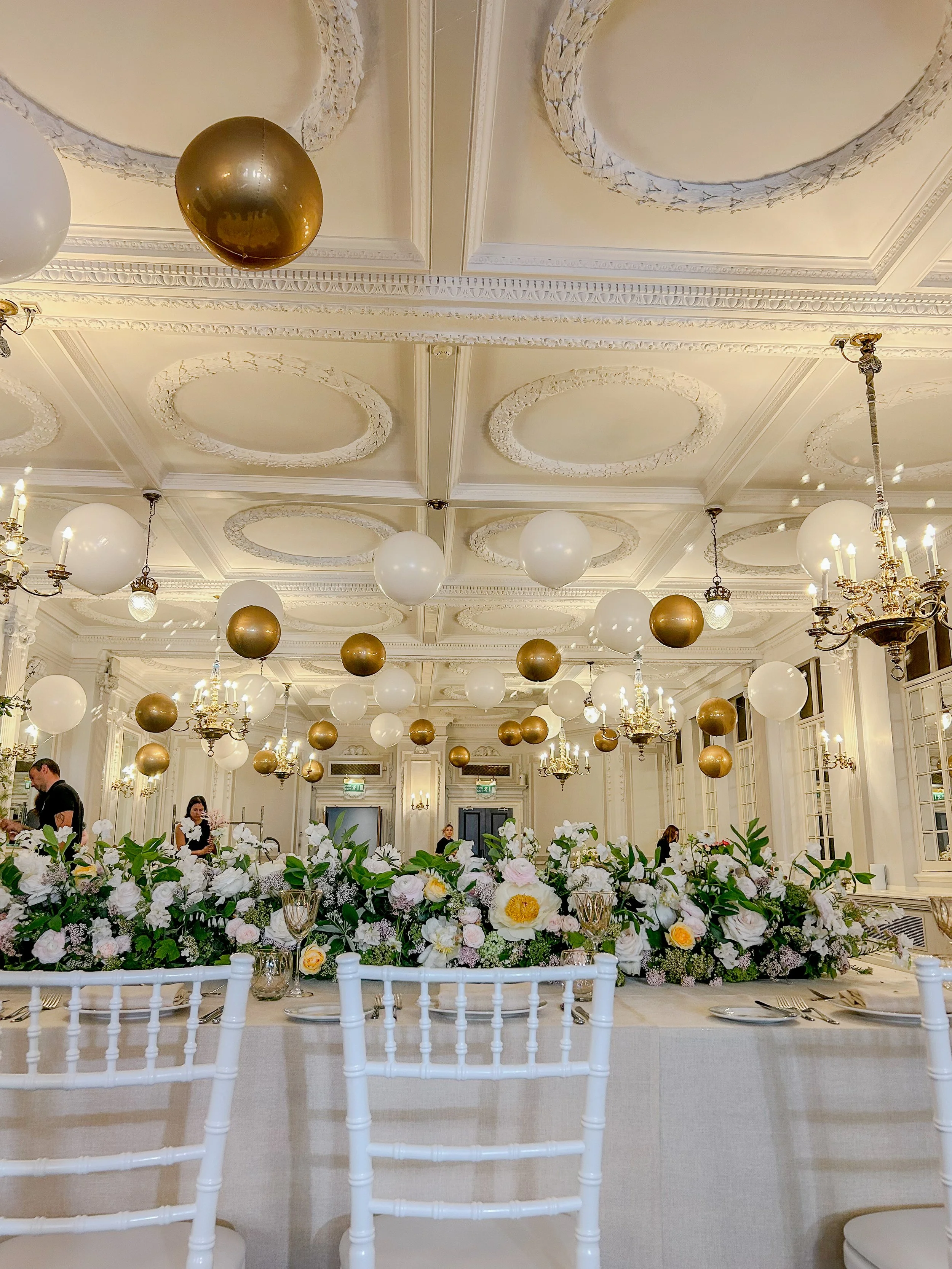 The Dilly Georgian Suite Editorial Wedding Styled Shoot Suspended Ceiling