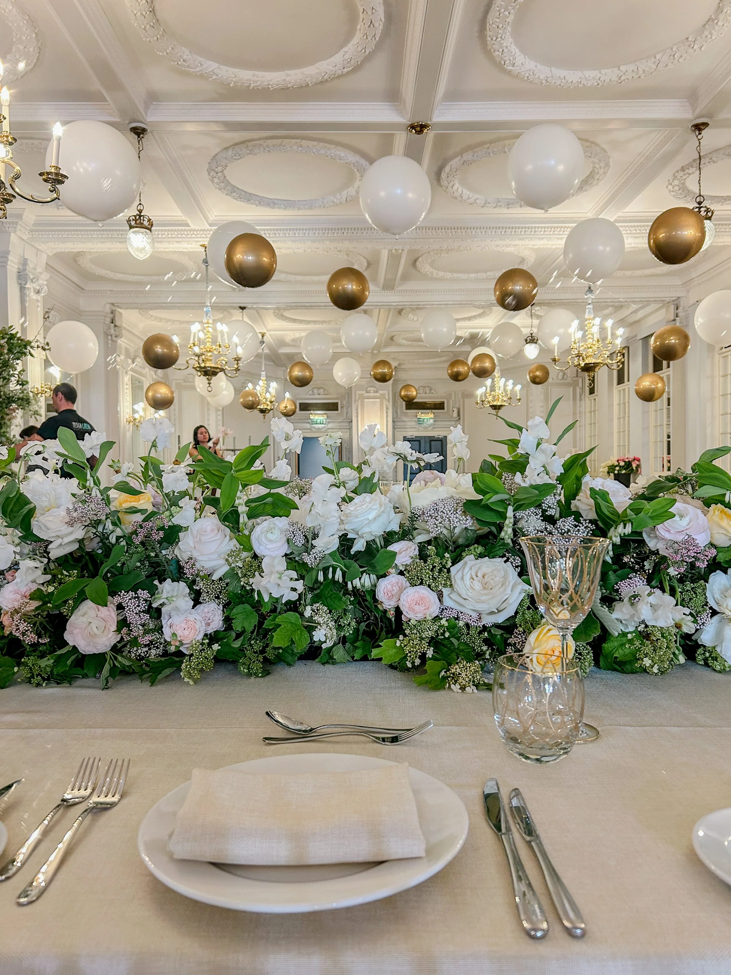 The Dilly Georgian Suite Editorial Wedding Styled Shoot Suspended Ceiling