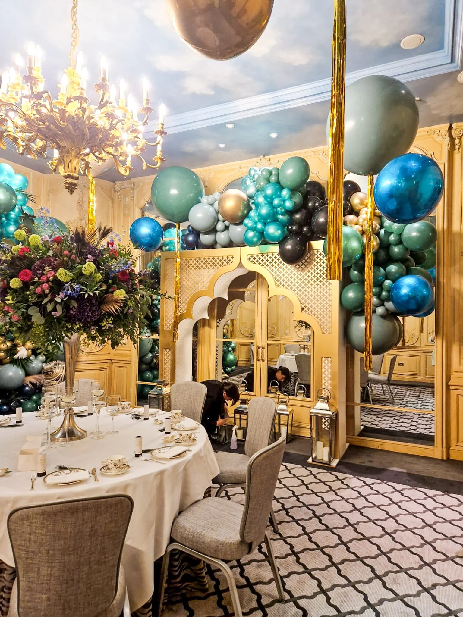 Chaika Four Seasons Graduation Party  Green Blue Gold (6).jpg