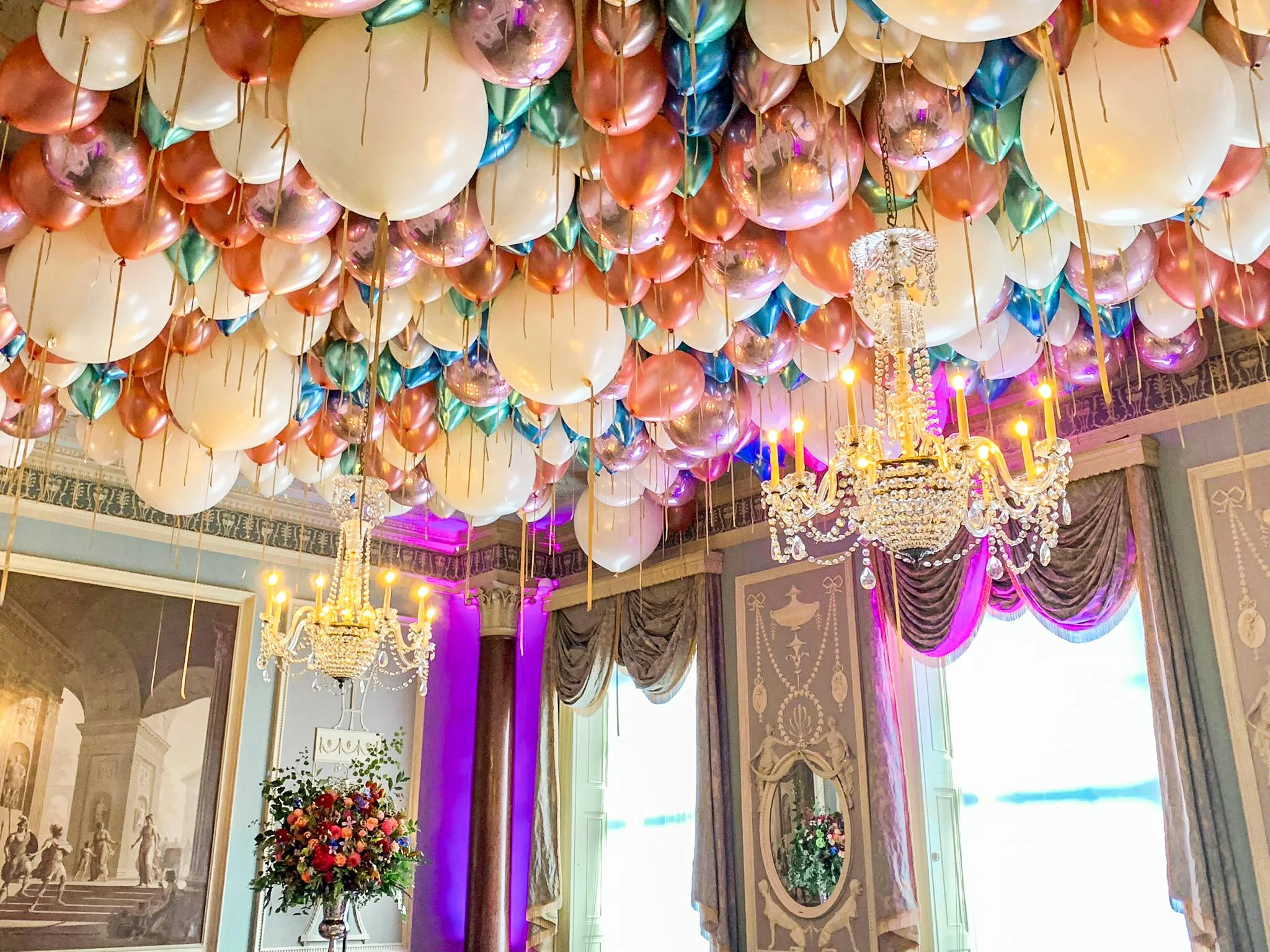 Birthday Party, Home House, London, Balloon Ceiling (3).jpg