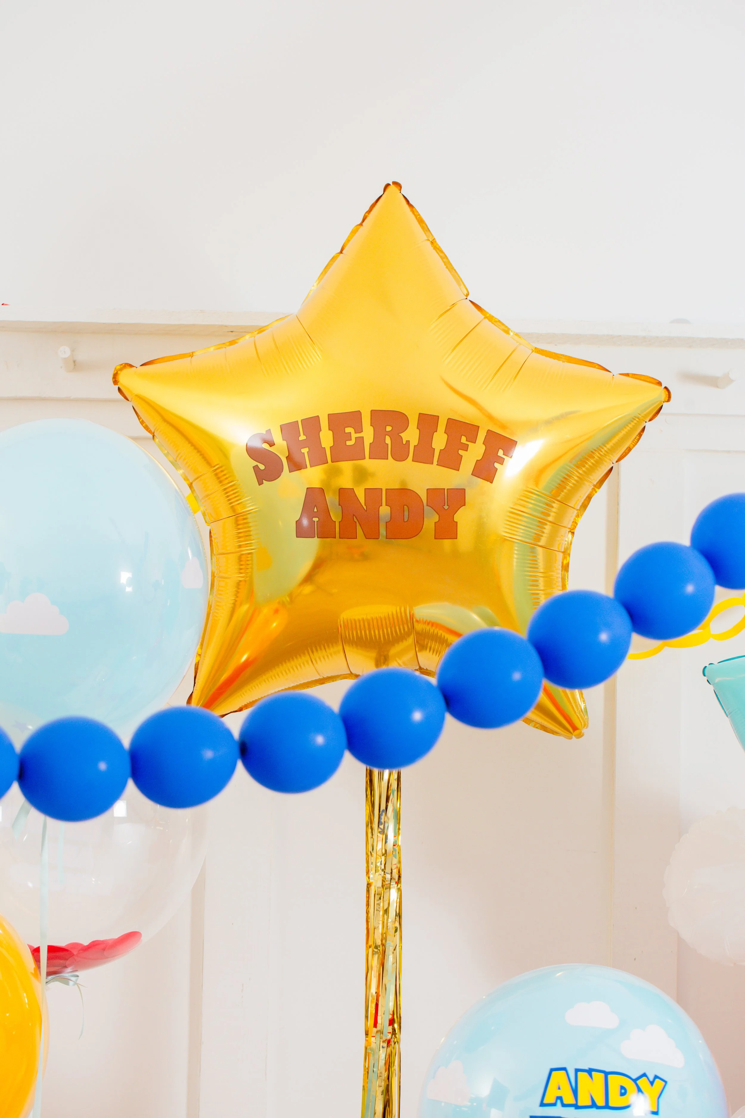 Toy Story 5 Inspired Balloon Birthday Setup Two Infinity and Beyond